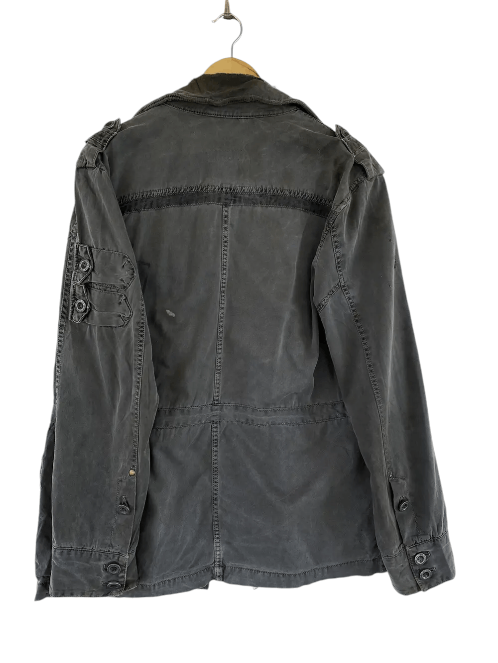 Vintage Vintage Cargo Jacket Pocket Mens Military Style Size US L / EU 52-54 / 3 - 2 Thumbnail