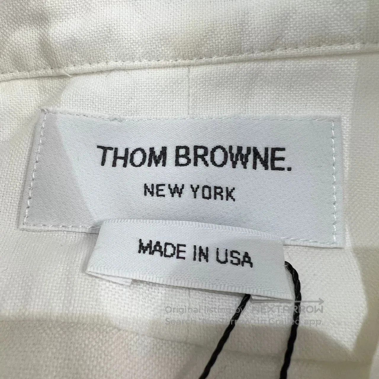 Thom Browne Thom Browne Whale Embroidered Shirt. Size US XXS / EU 40 - 6 Thumbnail