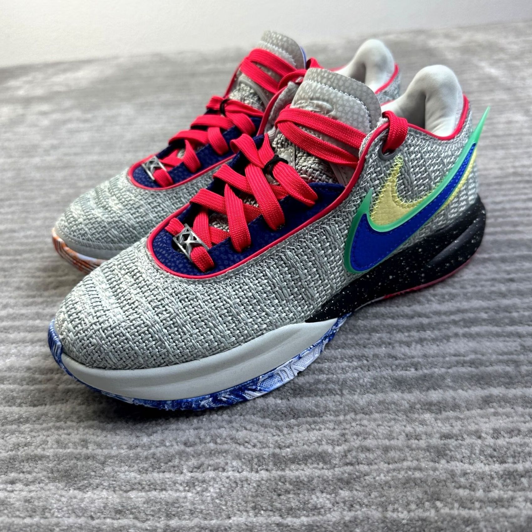 Nike Nike LeBron 20 Mens 4.5 Womens 6 Gray Lifer Basketball Shoes Low Top Sneaker Mens Women Grey 2023 Nike LeBron footwear Size S / US 4 / IT 40 - 2 Thumbnail