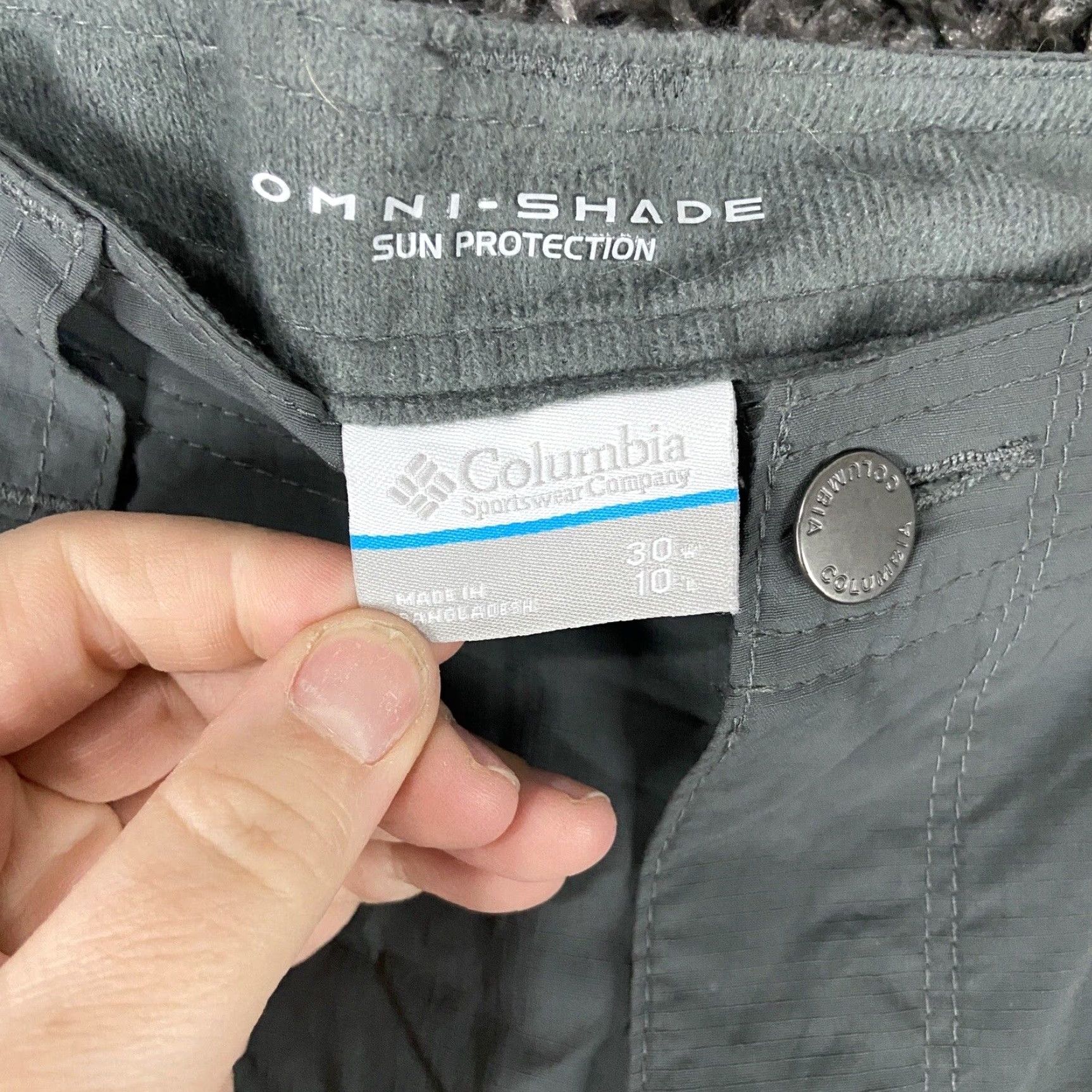 Vintage COLUMBIA Omni Shade Cargo Shorts Men’s 30 Gray Sun Protection Size US 30 / EU 46 - 6 Thumbnail