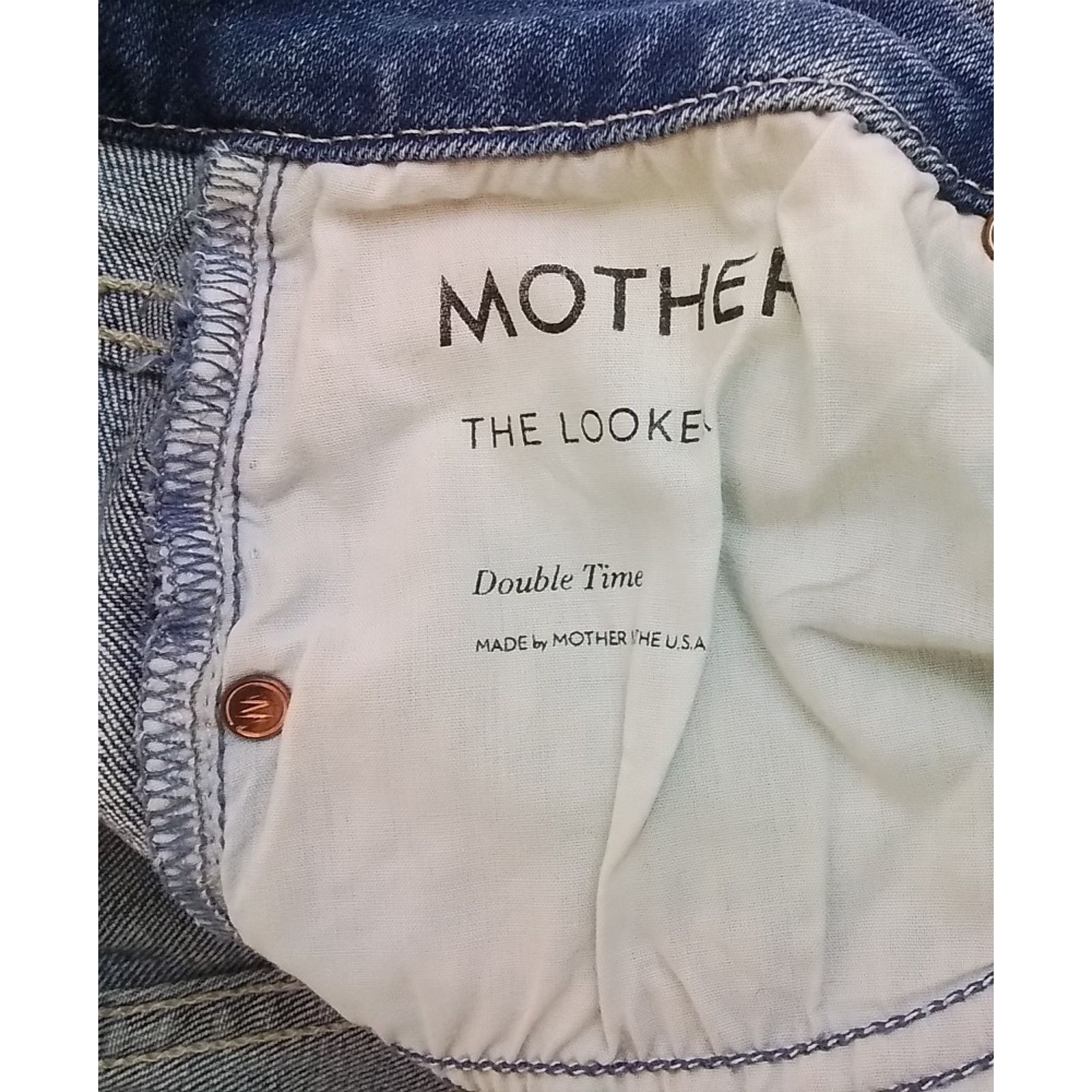 MOTHER Mother "The Looker" Ankle Jean Women's 27" Light Distressed Size 27" / US 4 / IT 40 - 7 Thumbnail