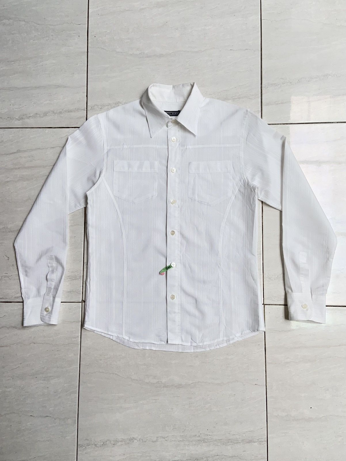 Issey Miyake × Japanese Brand × Tete Homme TETE HOMME White Striped Shirt Size US XS / EU 42 / 0 - 1 Thumbnail