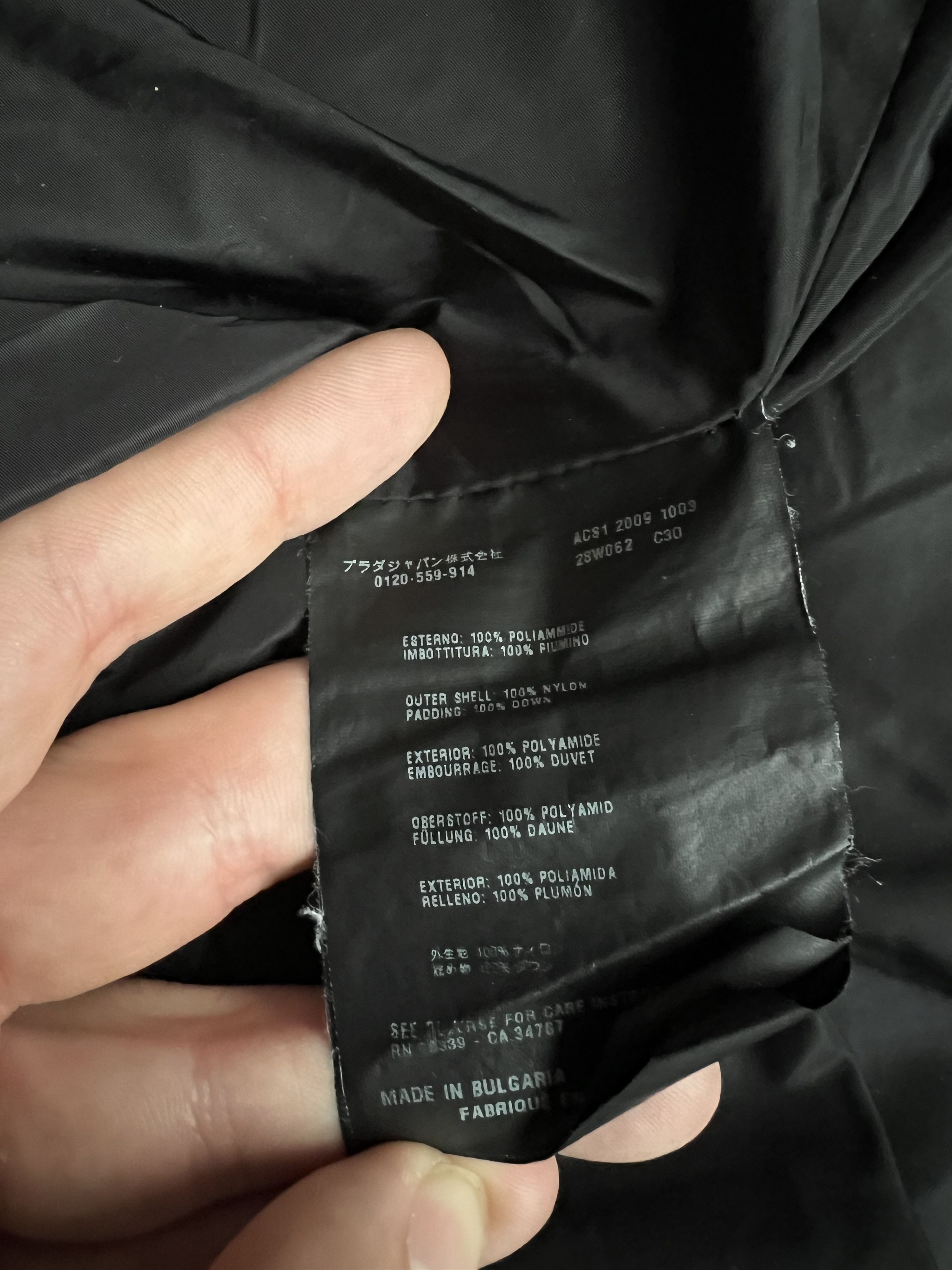 Prada Prada Down Puffer Coat Parka Black Authentic Women’s Size M / US 6-8 / IT 42-44 - 9 Thumbnail