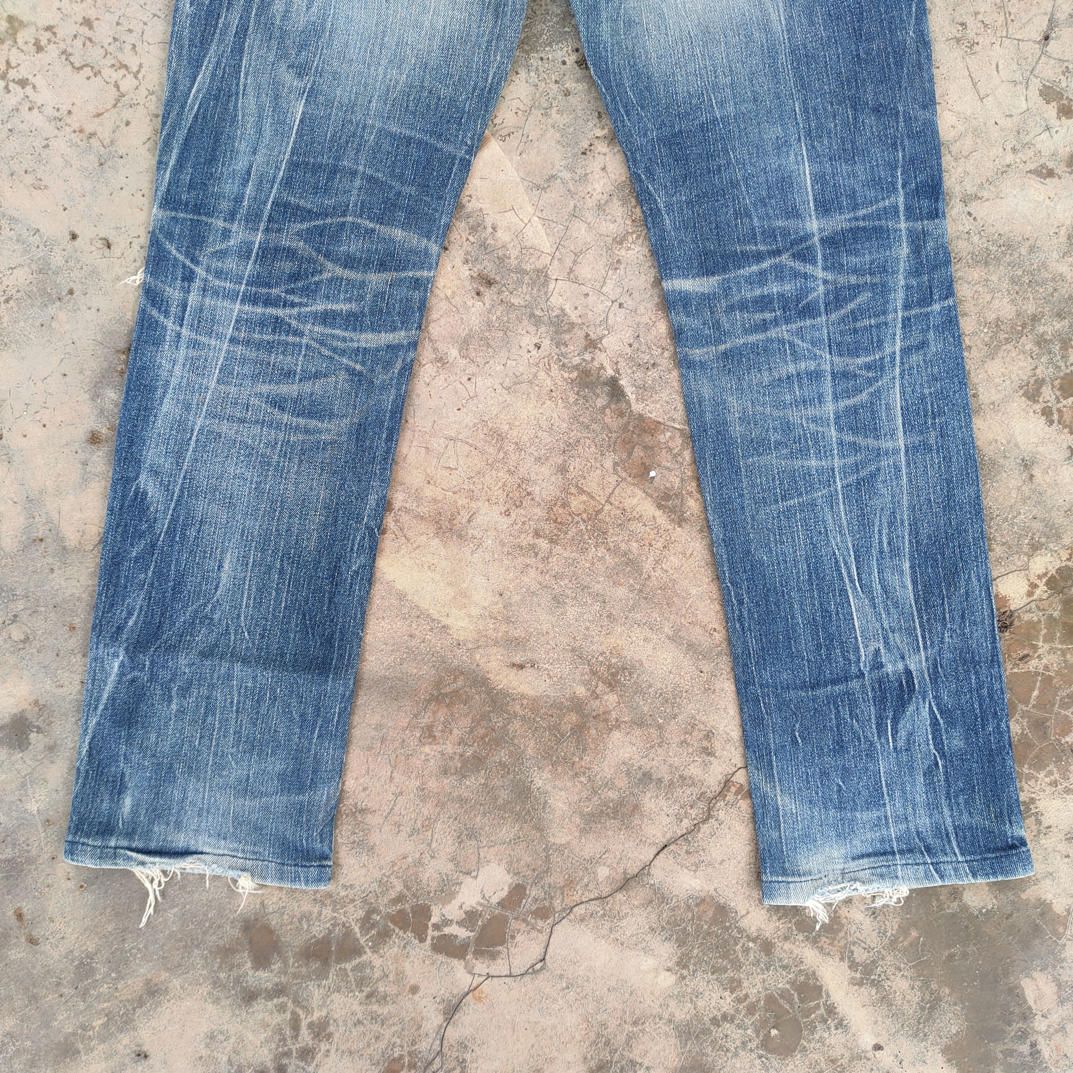 Edwin VINTAGE EDWIN FADED DISTRESSED JEANS DENIM PANTS Size US 31 - 11 Thumbnail