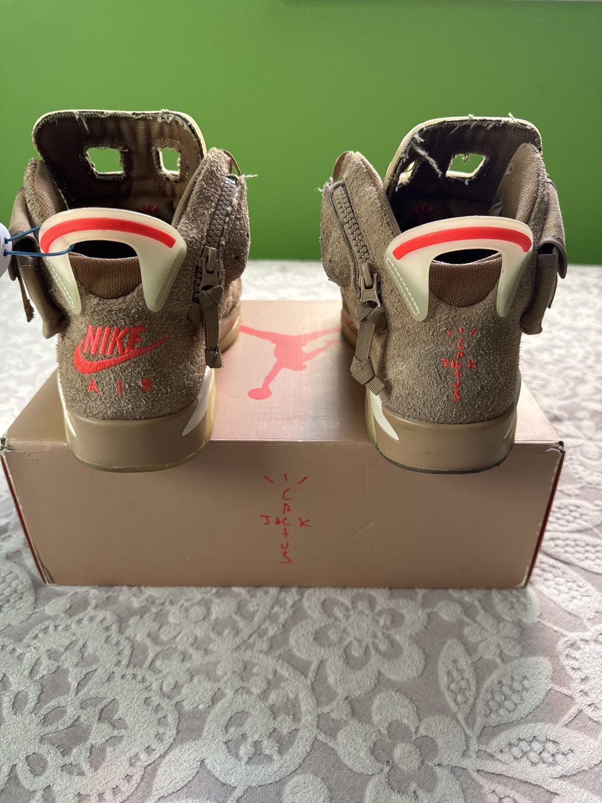 Jordan Brand × Travis Scott Travis scott x air jordan 6 retro ‘British Khaki’ Size US 10 / EU 43 - 4 Thumbnail