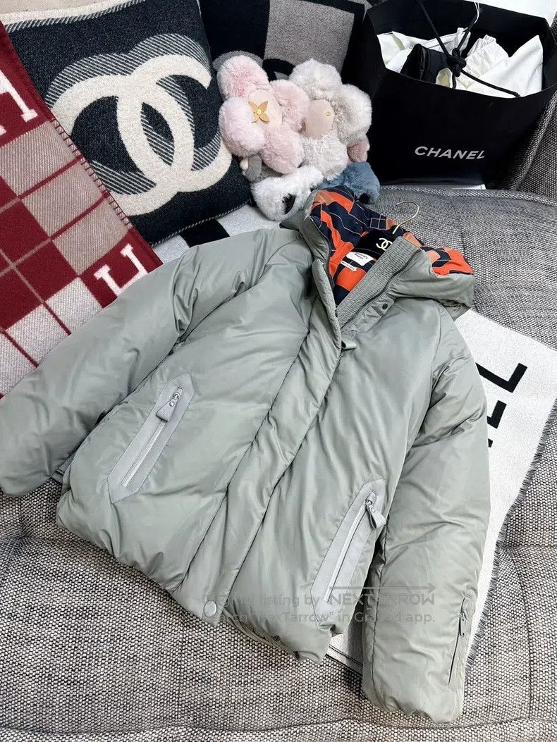 Hermes Hermes Sage gray smoky color ski down jacket Size XS / US 0-2 / IT 36-38 - 6 Thumbnail