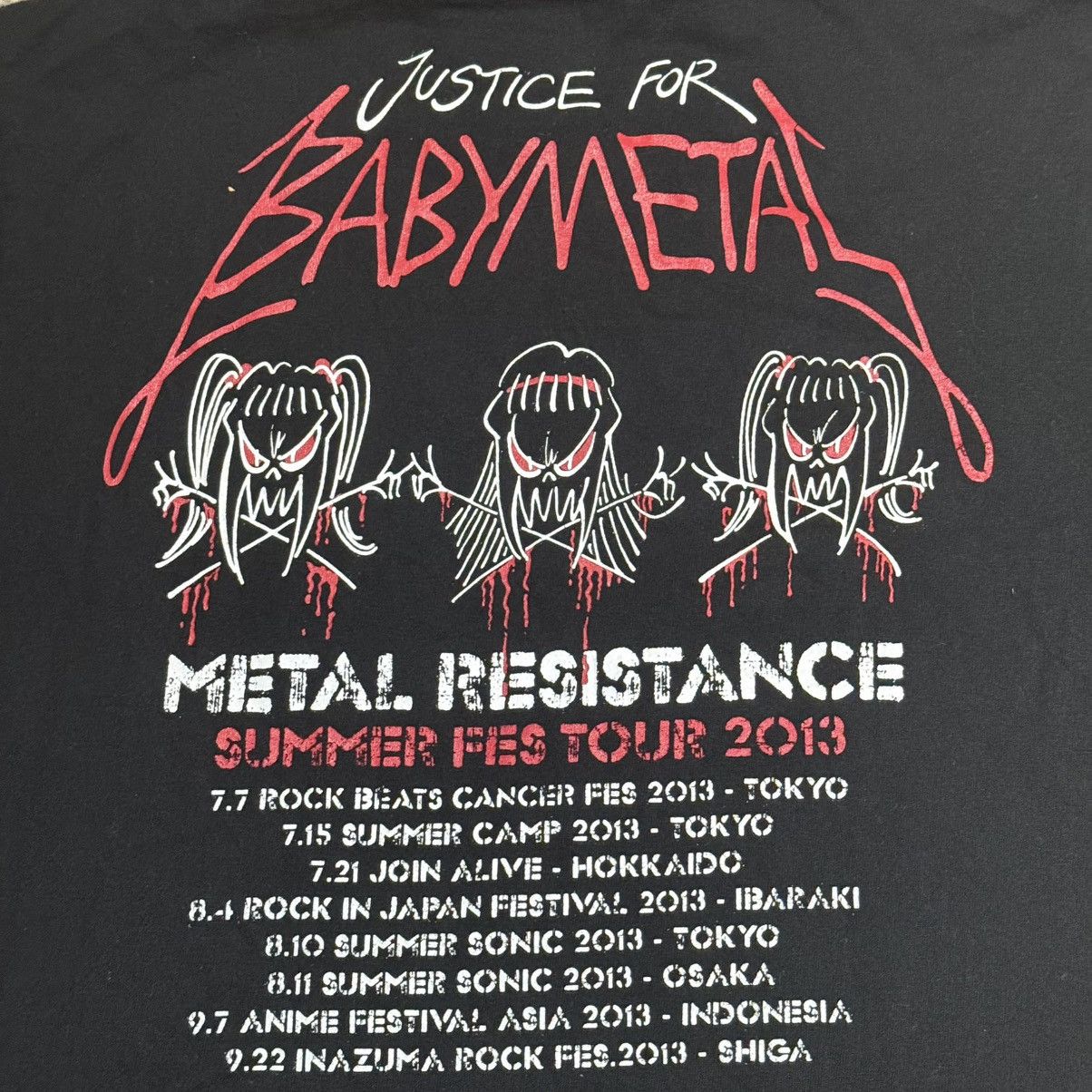 Other Babymetal Official Merchandise Tag Prinstar Size US S / EU 44-46 / 1 - 4 Thumbnail