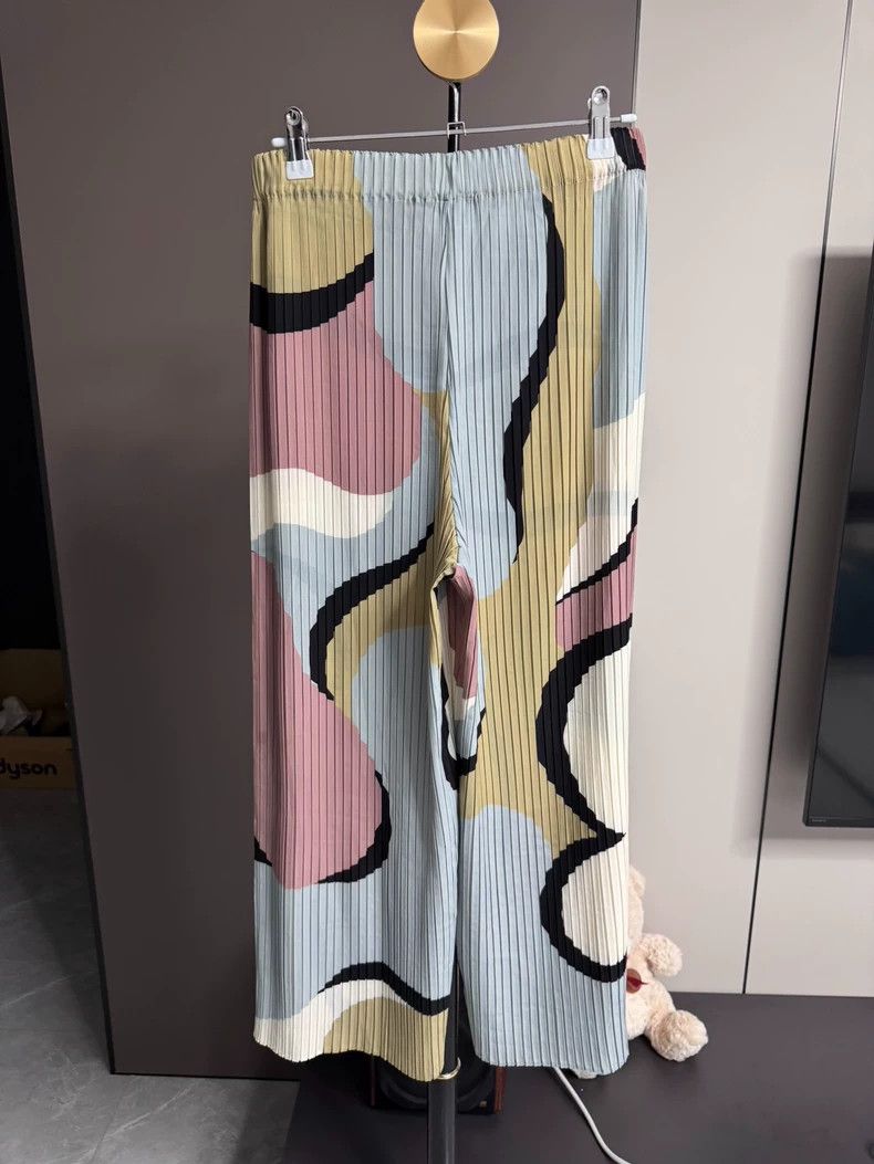 Issey Miyake issey miyake size:3 Cloud loose straight-leg pants Size 42" / US 20 - 2 Thumbnail