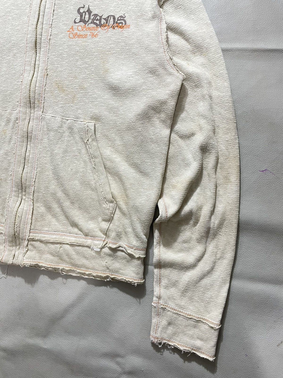 Vans Distressed Vans zip Fur hoodie ifsix lgb style Size US L / EU 52-54 / 3 - 2 Thumbnail