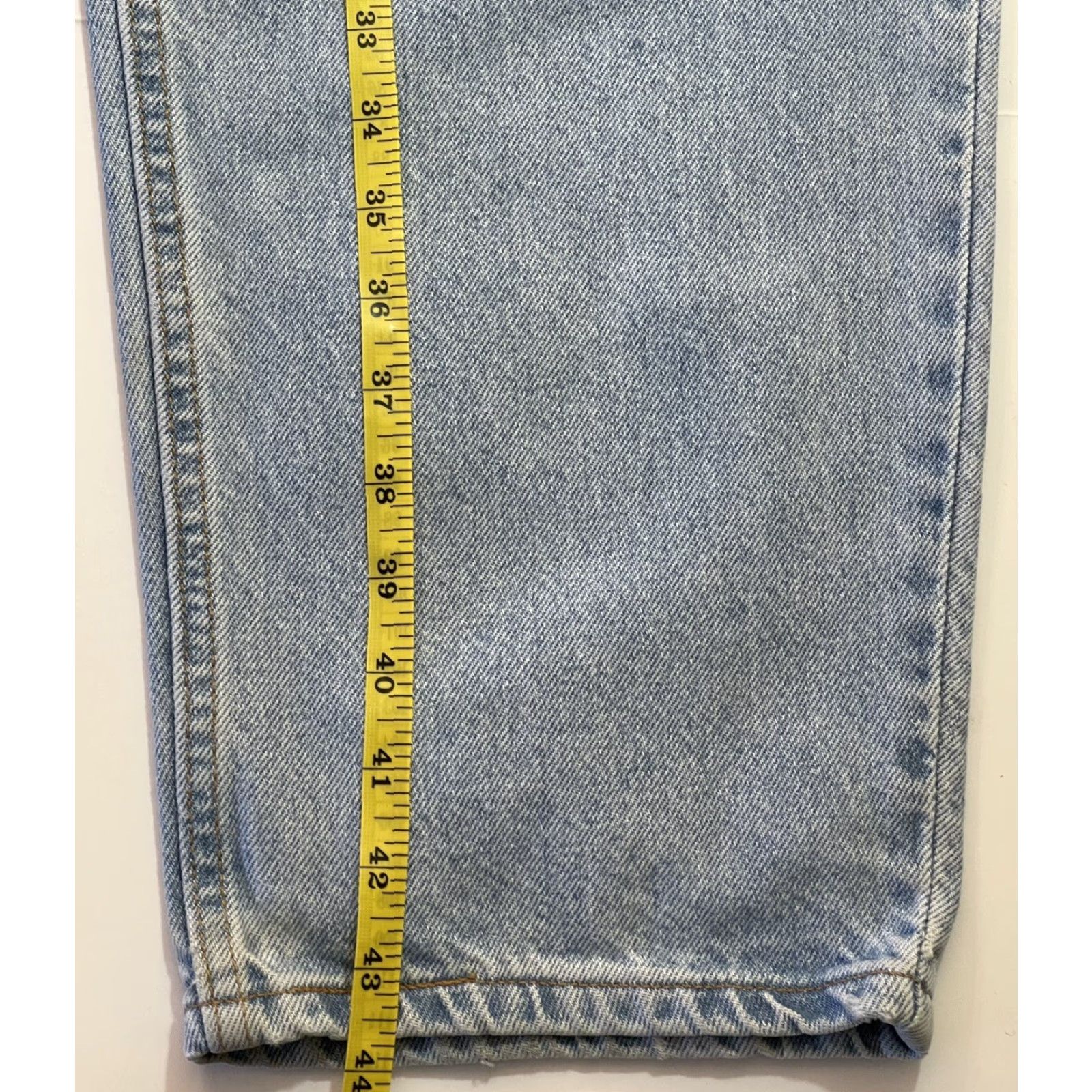 Levi's VINTAGE Levi’s 550 Jeans Denim Men Relaxed Fit 42x32 Blue 90s Theme Mens Jeans Size US 42 / EU 58 - 8 Thumbnail