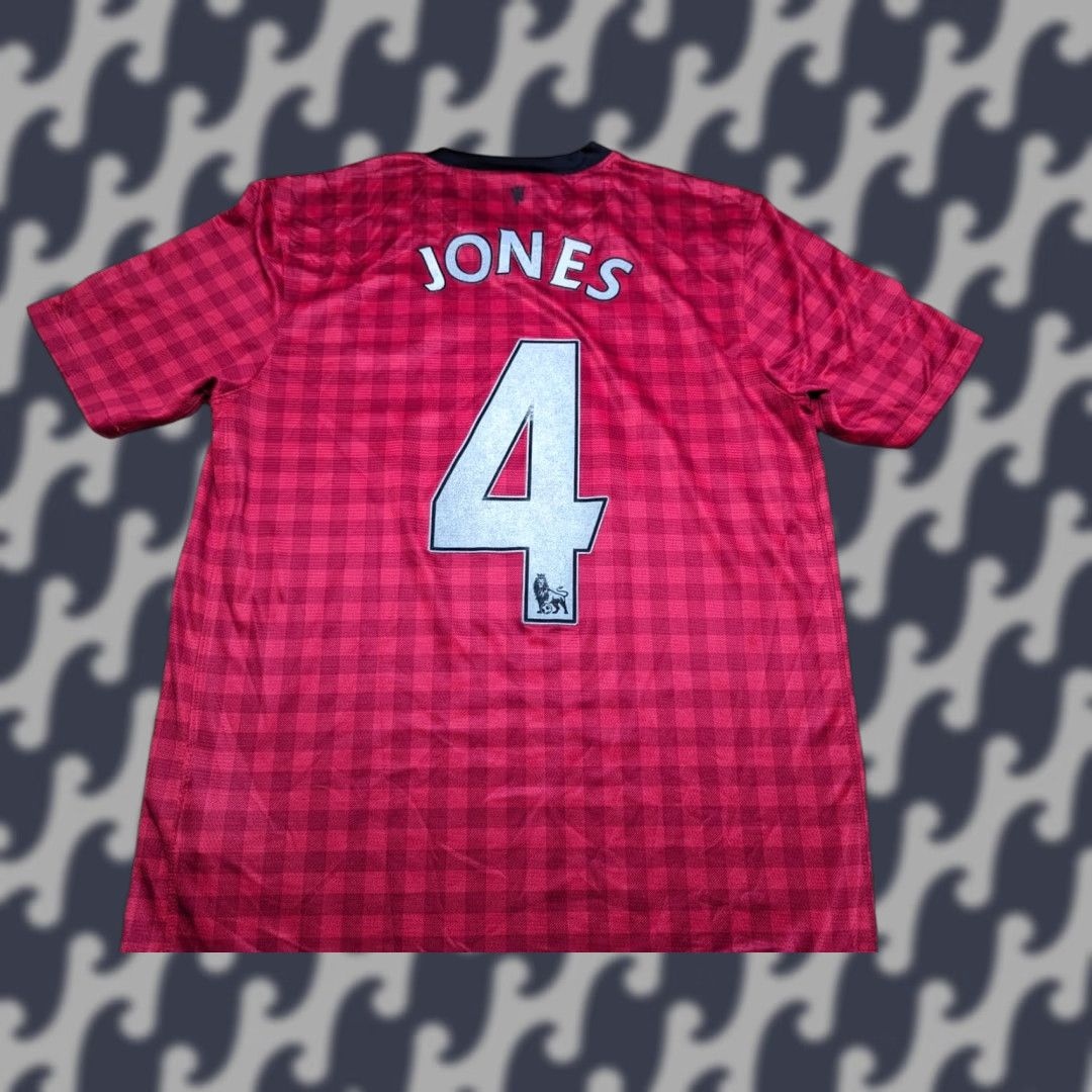 Nike Nike Manchester United Jersey Shirt Mens M Red Phil Jones #4 2012 2013 Home Football Jersey Size US M / EU 48-50 / 2 - 1 Thumbnail