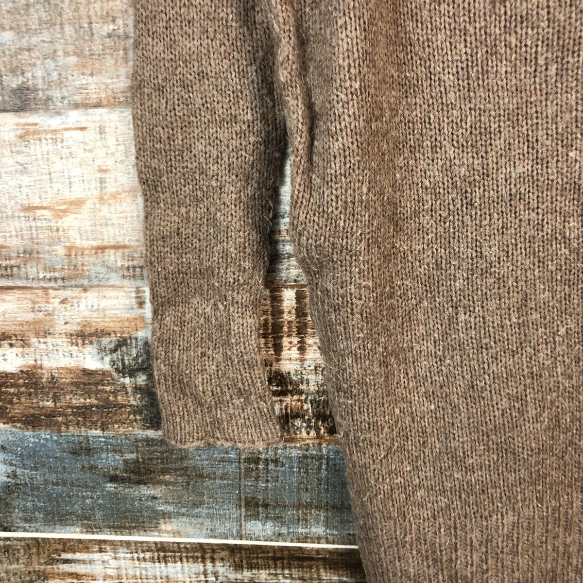 Homespun Knitwear × Japanese Brand Cloudney And John Wad wool Brown Knitwear #A2215 Size L / US 10 / IT 46 - 7 Thumbnail