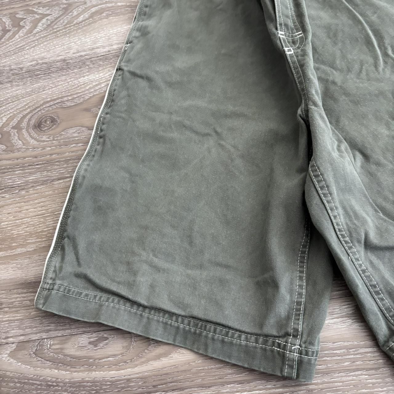 Vintage Crazy Vintage Y2K/2000s Khaki Striped Casual Streetwear Essential Shorts! Size 30 Size US 30 / EU 46 - 3 Thumbnail