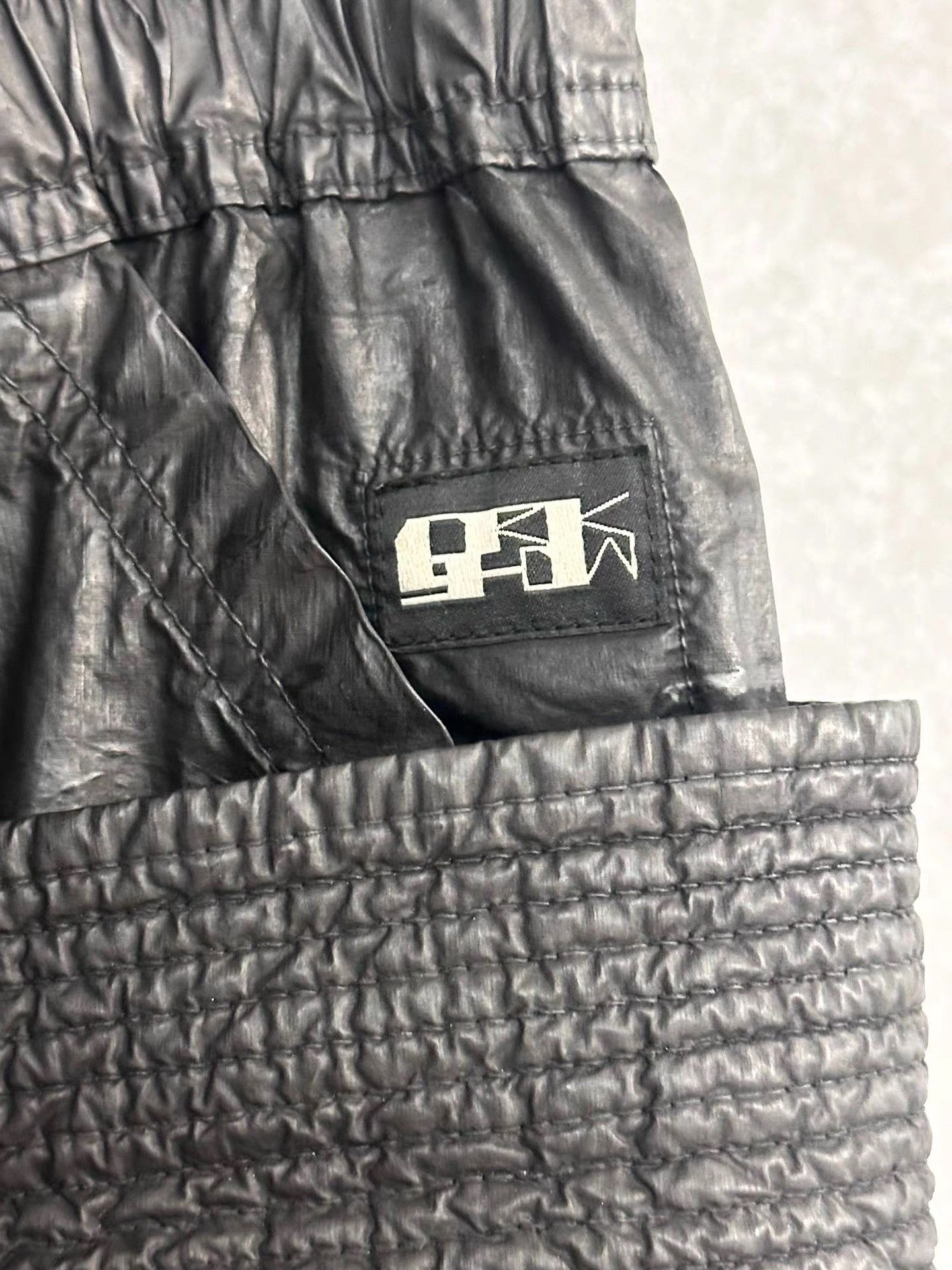 Rick Owens Rick Owens Waxed Double Ring Cropped Pants K34 Size US 31 - 5 Thumbnail
