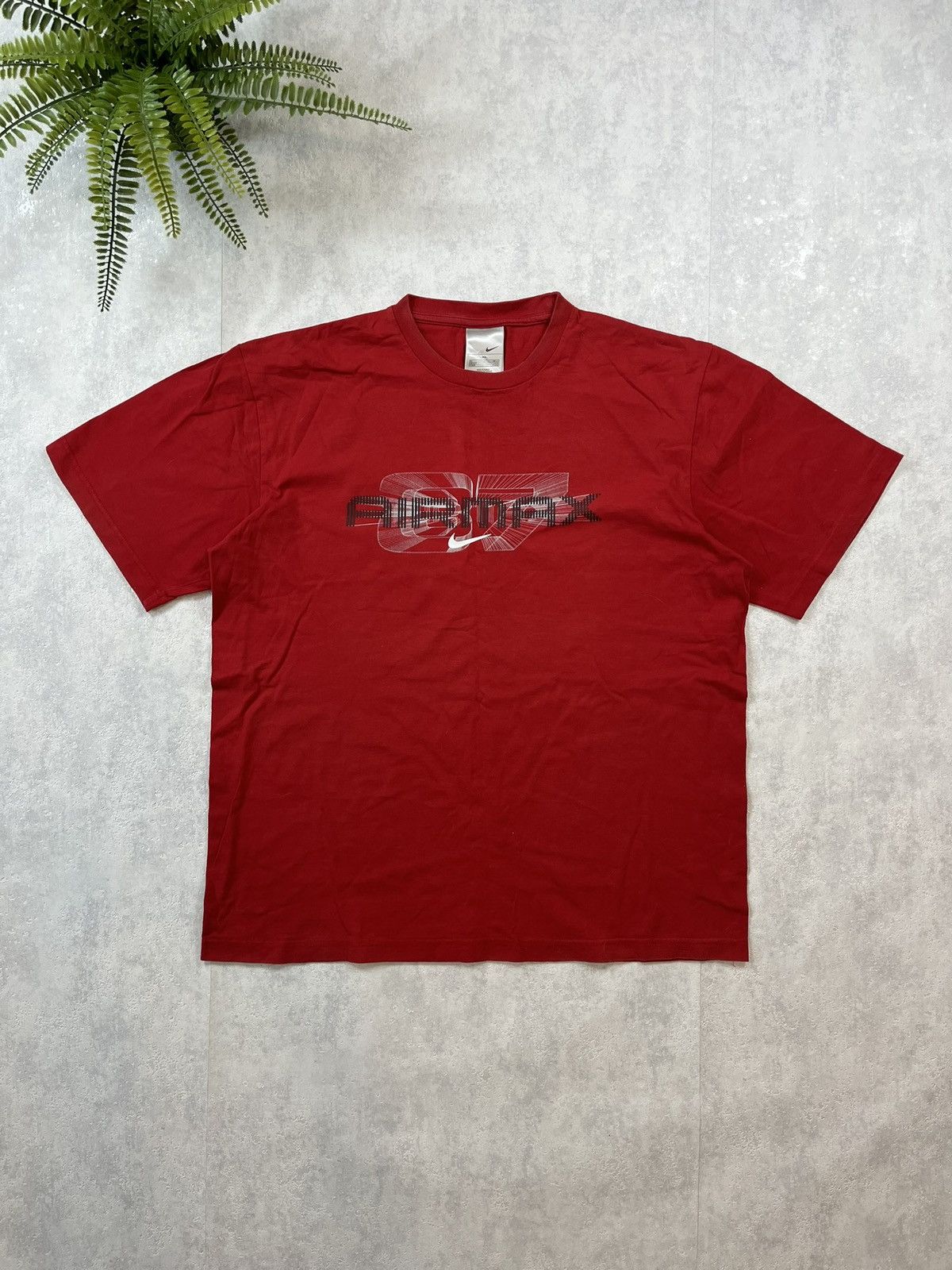Nike × Vintage 90s Nike Air Max Vintage Y2K Oversized Retro Tee T-Shirt Size US XL / EU 56 / 4 - 1 Thumbnail