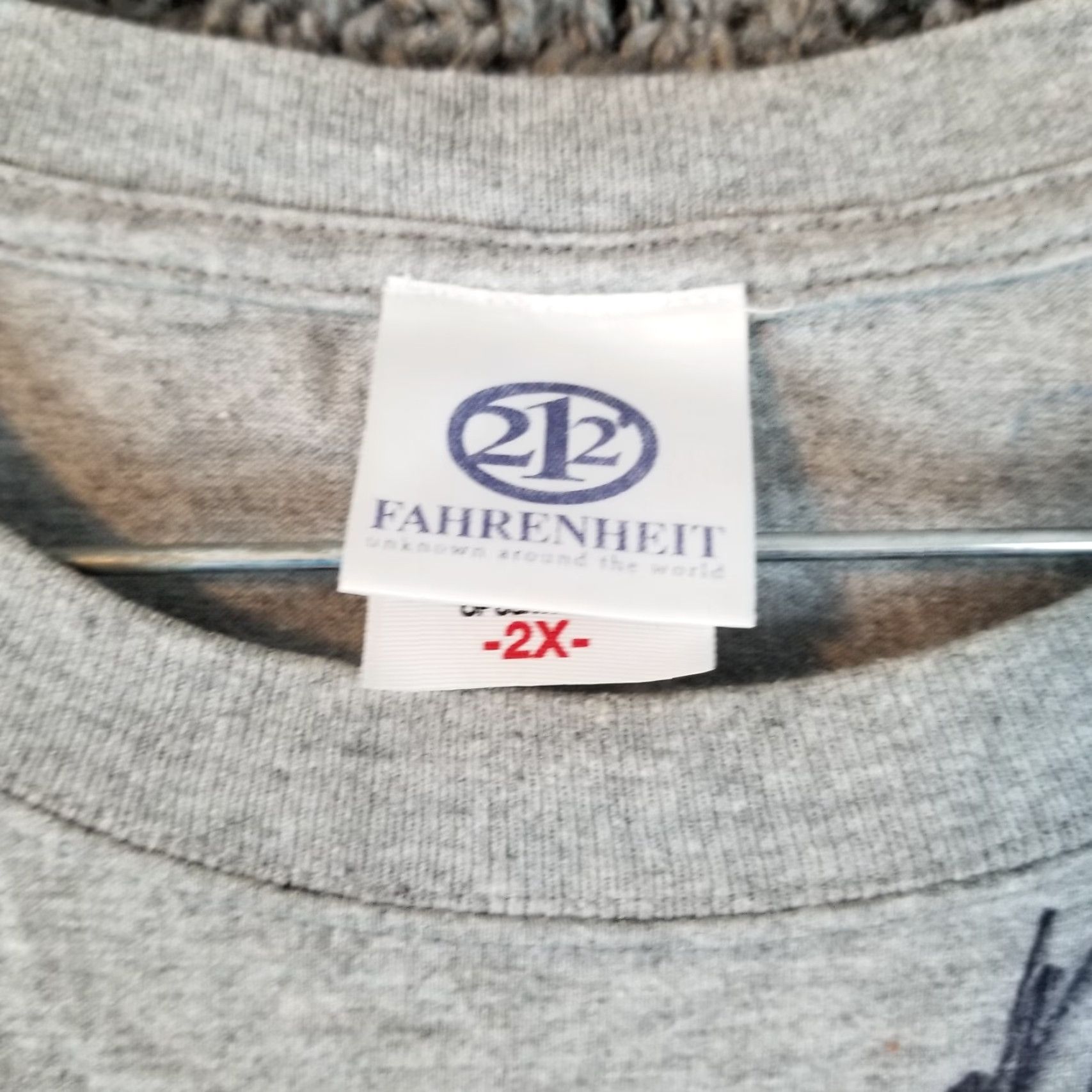 Vintage Fahrenheit Utah Jazz T-Shirt Mens Short Sleeve Gray Signed 2X Sizes Regular Jazz 2XL Mens Size US XXL / EU 58 / 5 - 4 Thumbnail