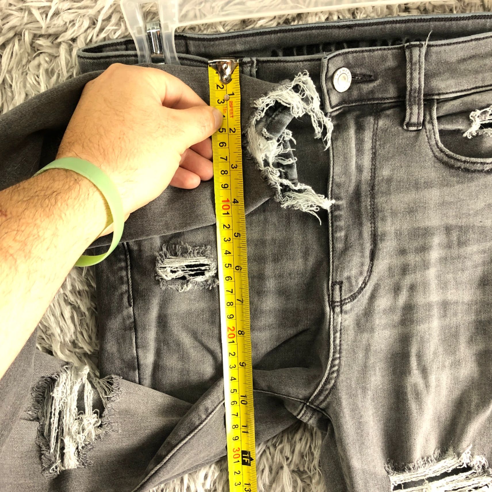 American Eagle Outfitters VINTAGE: No American Eagle Outfitters Jegging Jeans Gray Medium Wash 5-Pocket Denim Womens Sz 6 Regular Rise Mid 8.5-10.5 in Jeans Size 28" / US 6 / IT 42 - 4 Thumbnail