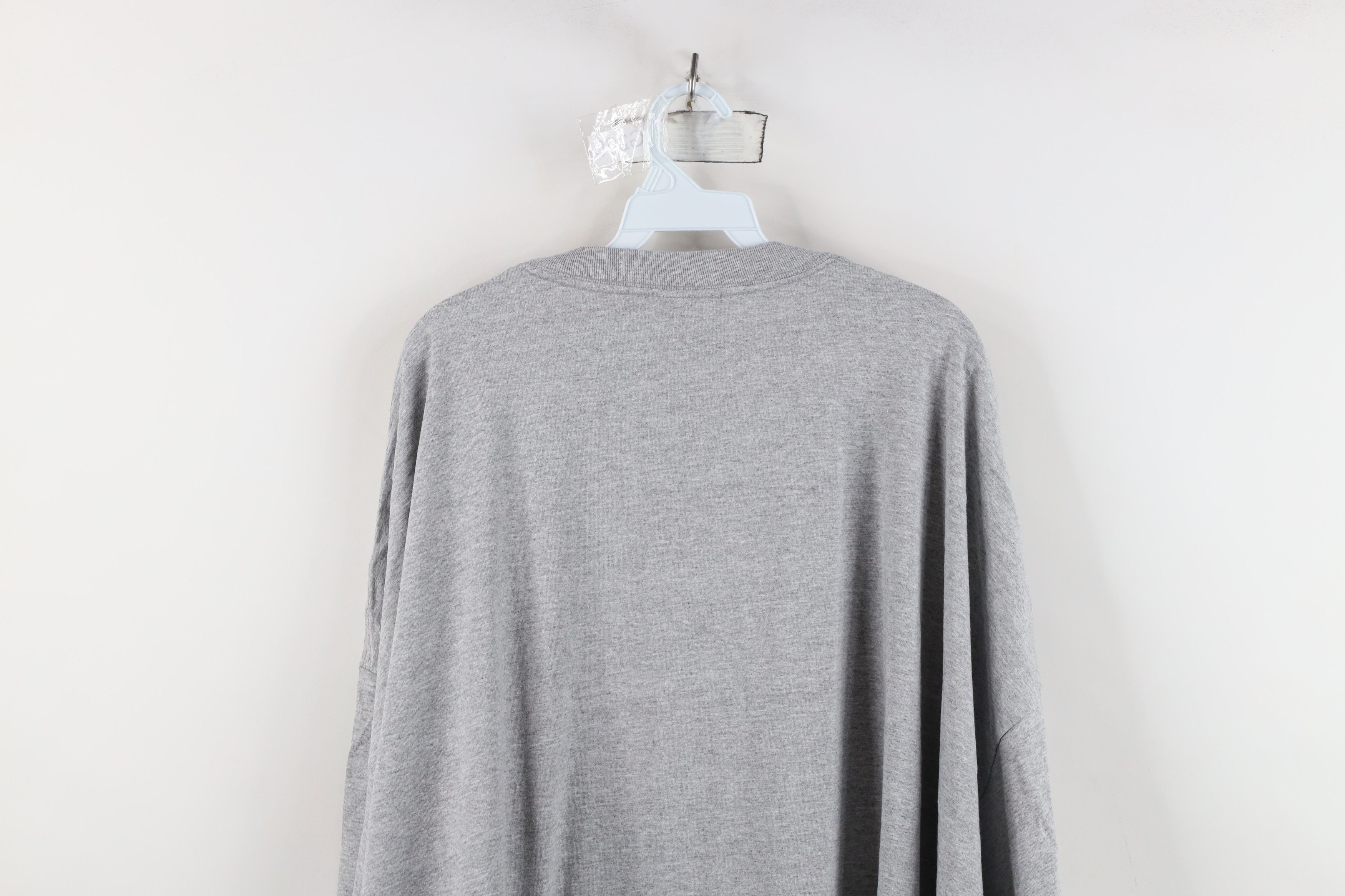 Vintage Vintage 90s Streetwear Short Sleeve T-Shirt Heather Gray Size US XXL / EU 58 / 5 - 10 Thumbnail