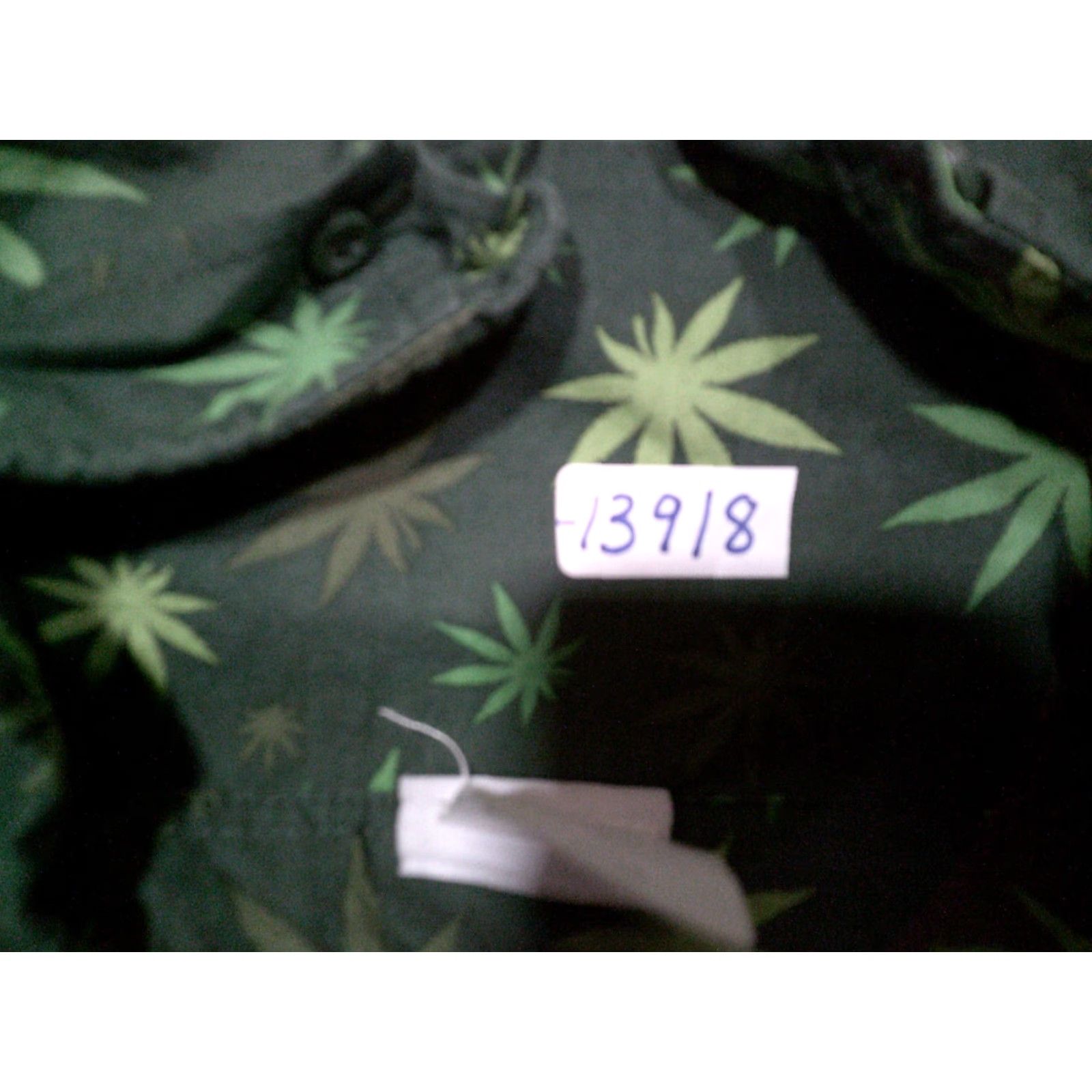 Vintage Spencers Weed Leaf Marijuana Button Up Shirt Mens Medium Green AOP Size US L / EU 52-54 / 3 - 7 Thumbnail