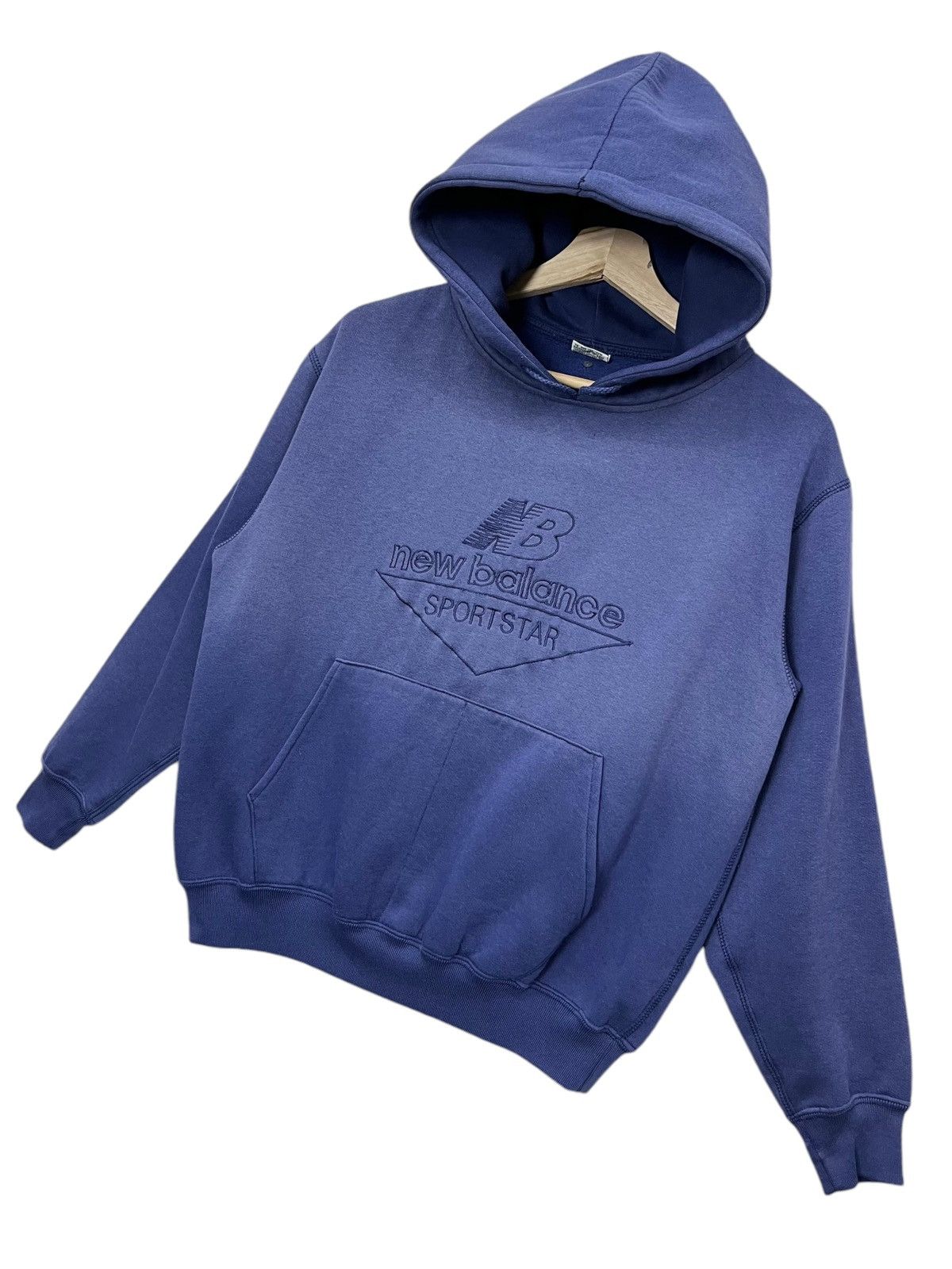 New Balance VERYRARE🔥80’s NEW BALANCE SPORTSTAR Sun Faded Hoodie Petite Size US XS / EU 42 / 0 - 5 Thumbnail