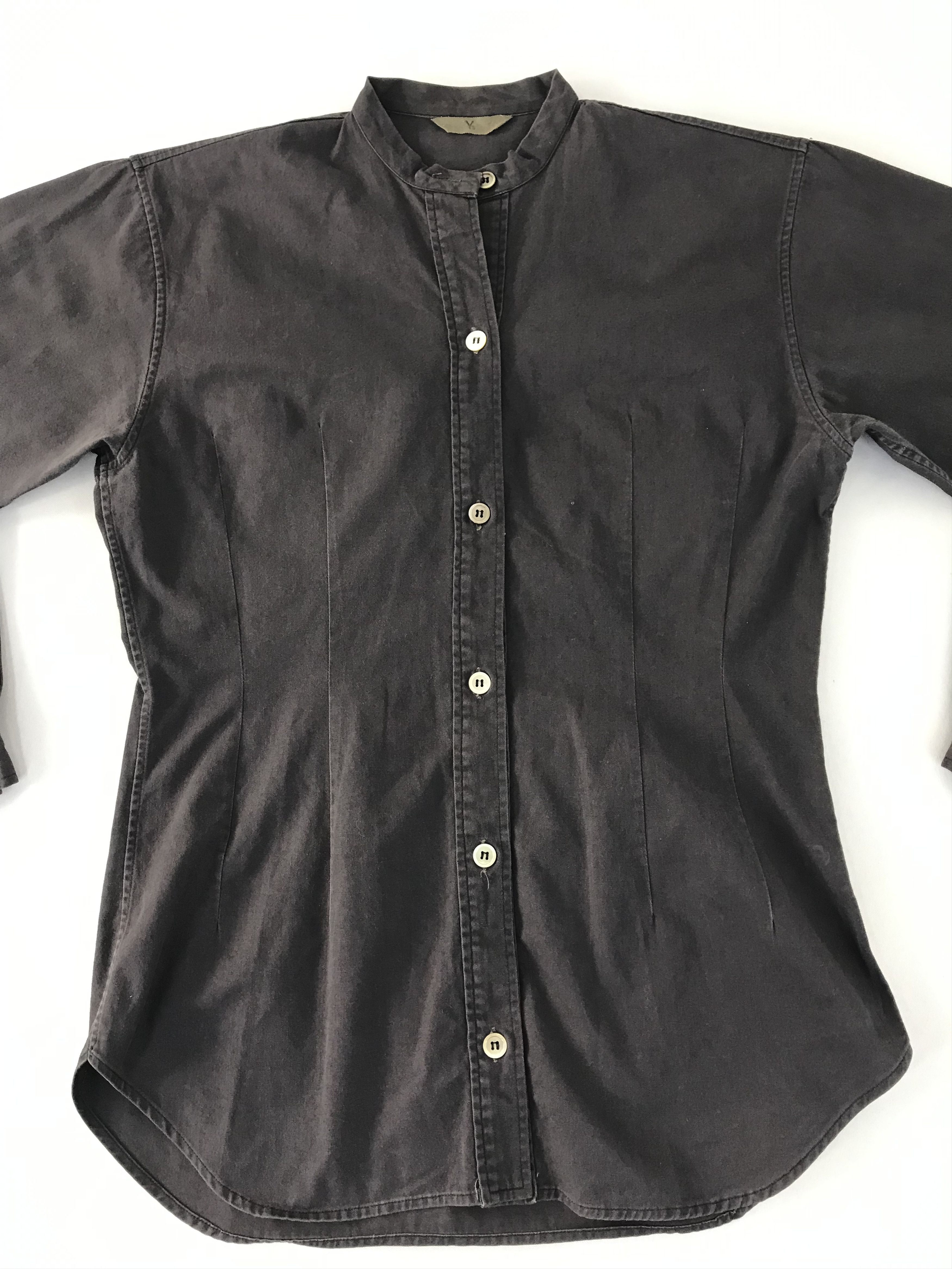Yohji Yamamoto Y’s Yohji Yamamoto Plain Shirt Button Up Size US S / EU 44-46 / 1 - 3 Thumbnail
