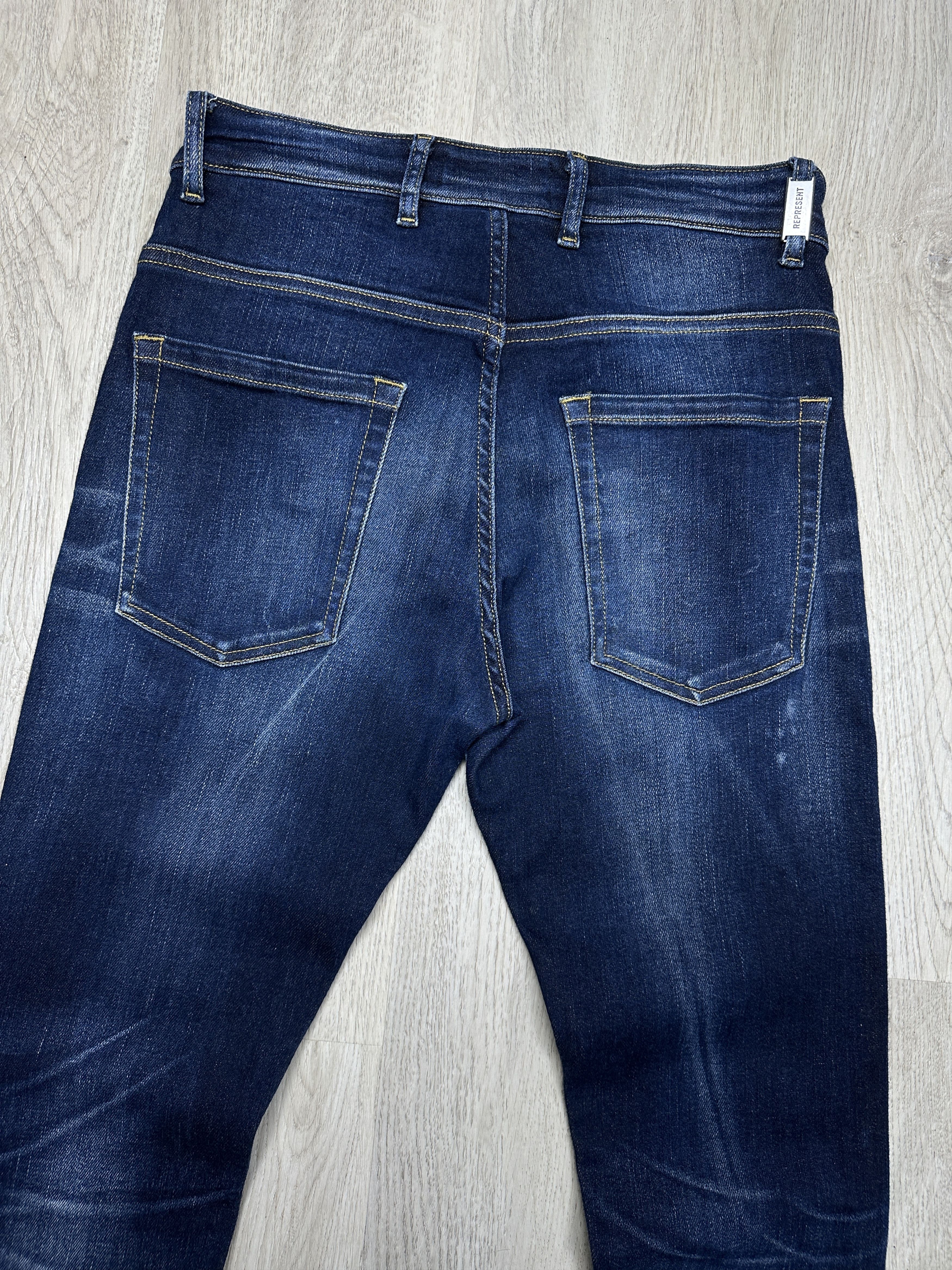 Represent Clo. Represent Mens Biker Denim Pants Jeans Size US 30 / EU 46 - 7 Thumbnail