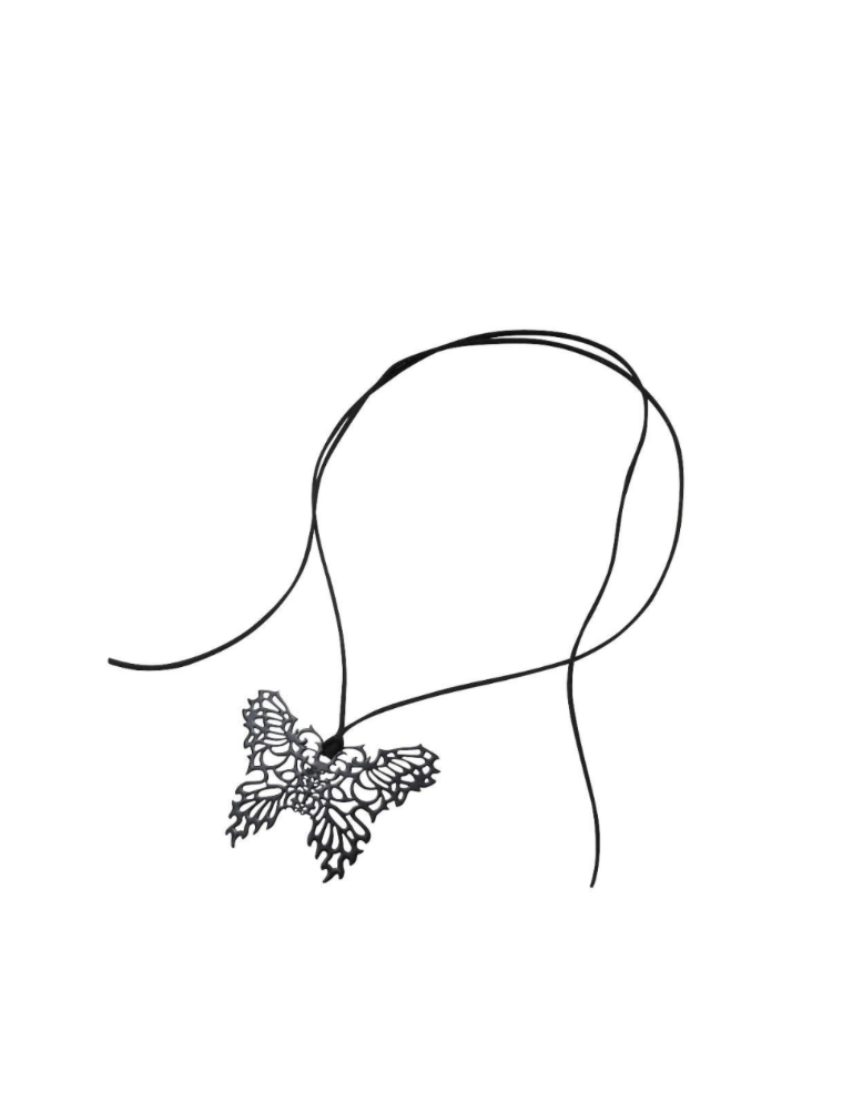 Hysteric Glamour Hysteric Glamour Skull butterfly choker Size ONE SIZE - 2 Thumbnail
