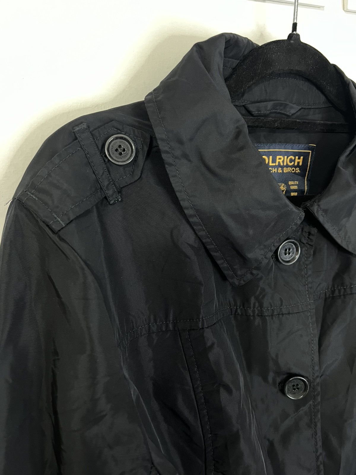 Woolrich Woolen Mills Woolrich waterproof trench coat black L Size L / US 10 / IT 46 - 2 Thumbnail