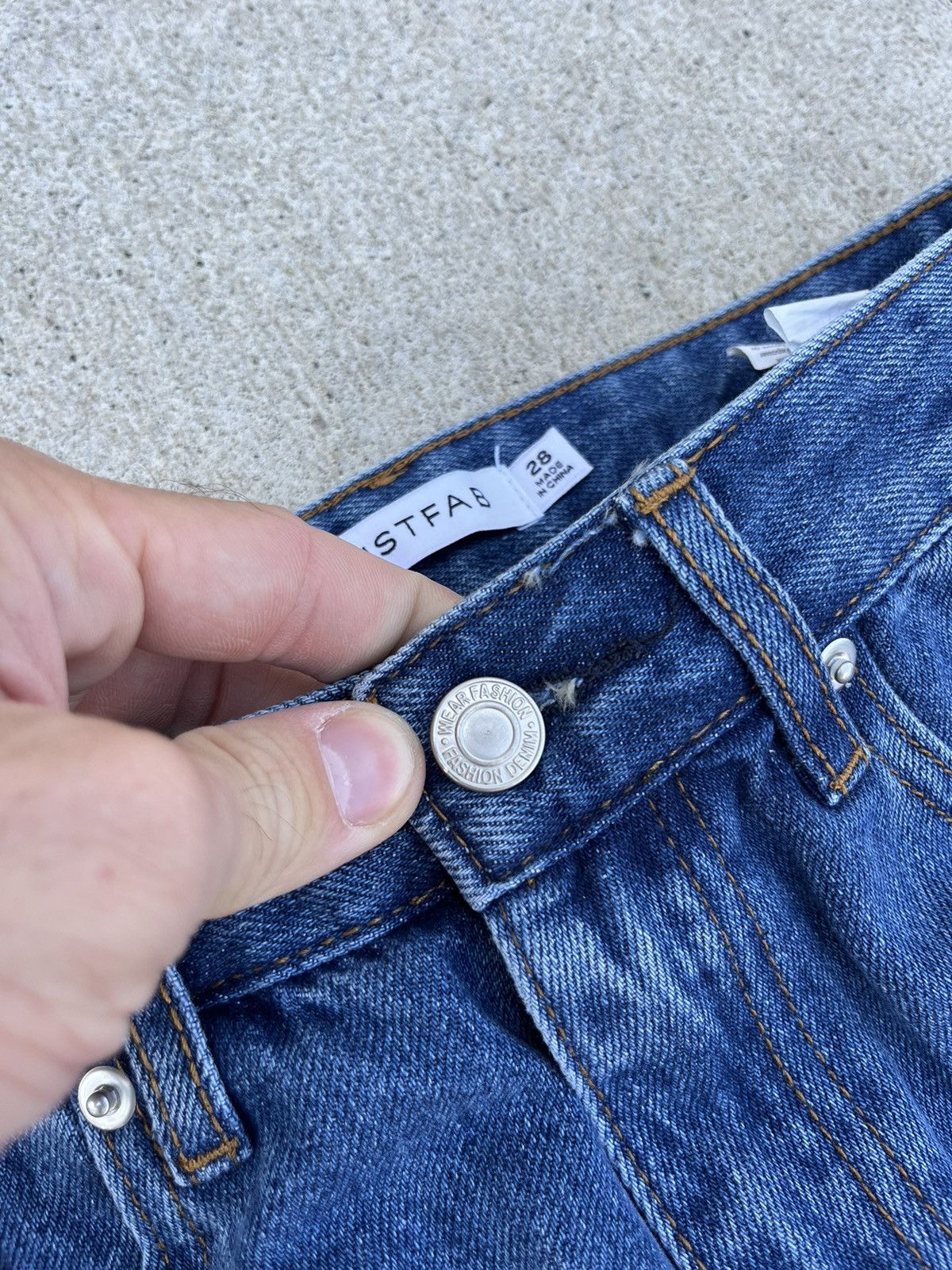 Other NEW Crazy JustFab Unisex Jeans Size US 28 / EU 44 - 4 Thumbnail