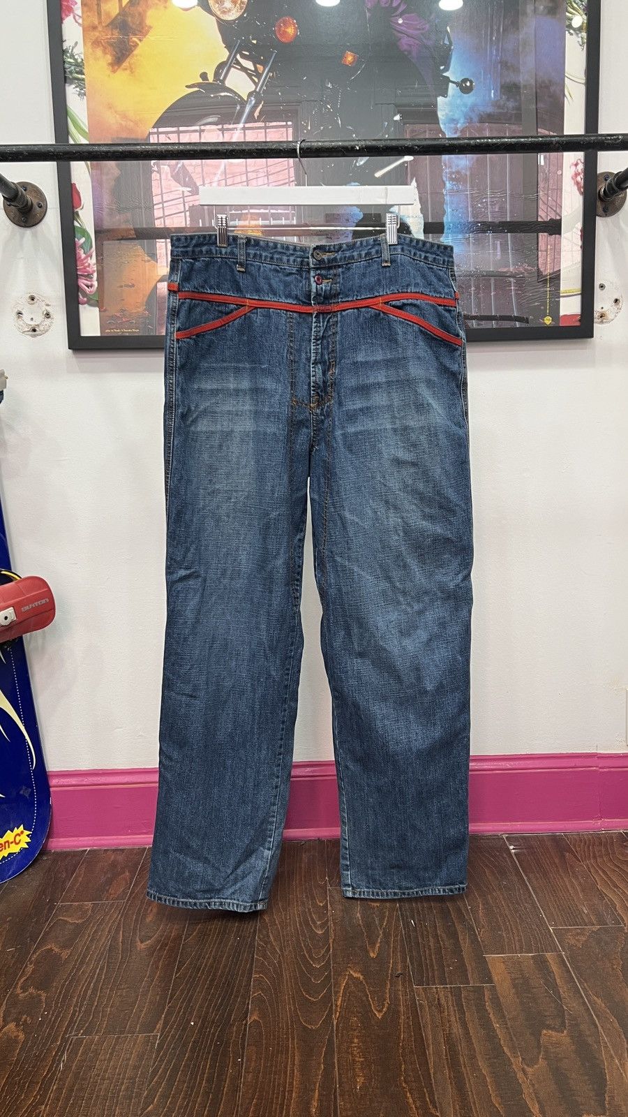 Marithe + Francois Girbaud Marithe Francois Girbaud 38w Jeans Size US 38 / EU 54 - 1 Thumbnail