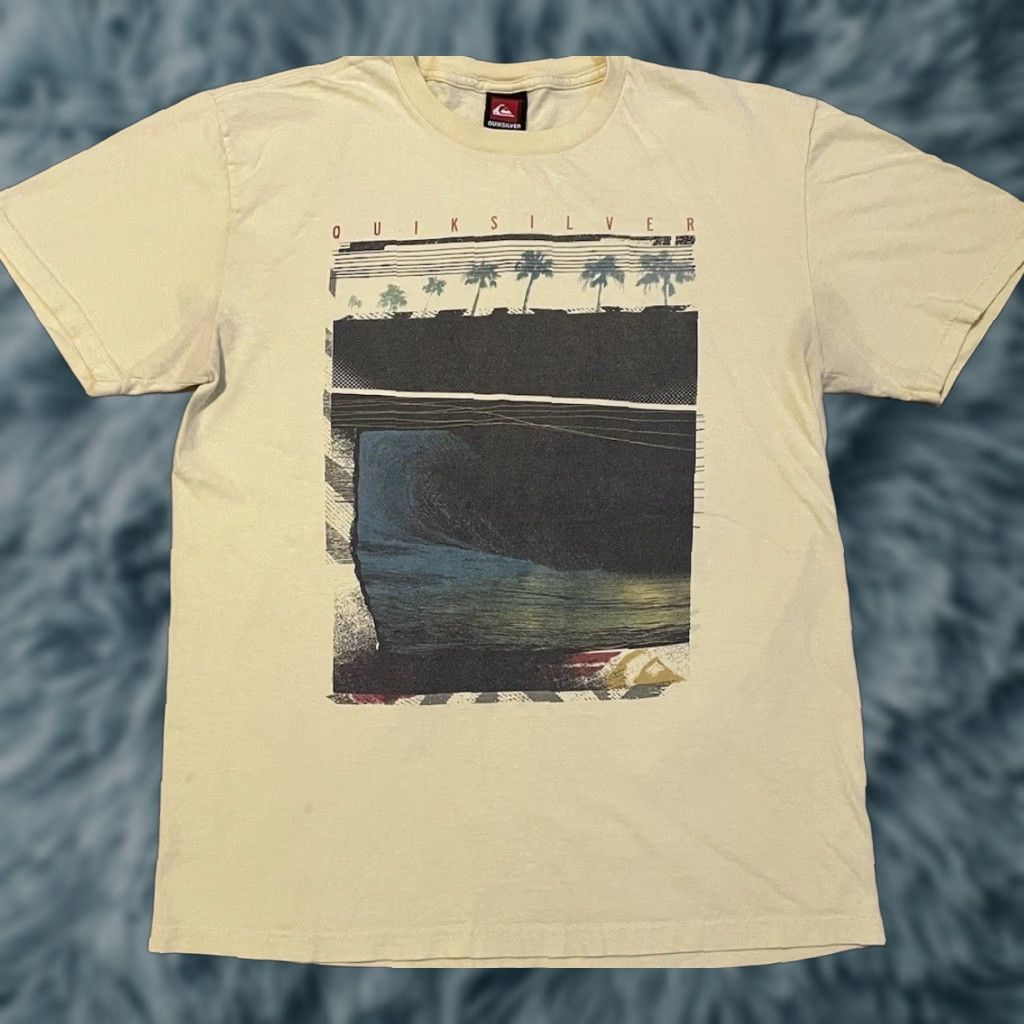 Ocean Pacific Vtg Quiksilver Faded Shirt M L Surf Skate Grunge Billabong Gotcha OP TC 90s Y2K Size US M / EU 48-50 / 2 - 1 Thumbnail