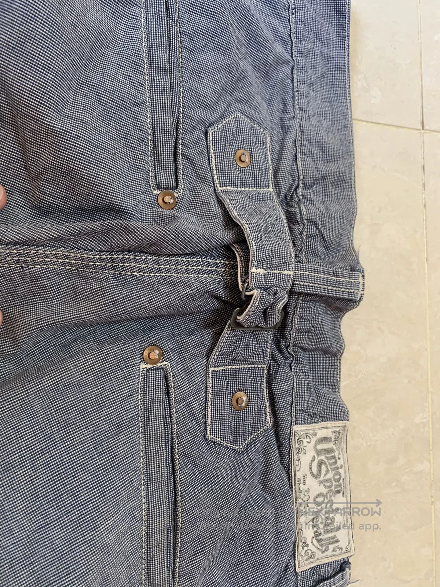 Freewheelers Freewheelers Checkered Work Pants Tapered Fit. Size US 30 / EU 46 - 4 Thumbnail