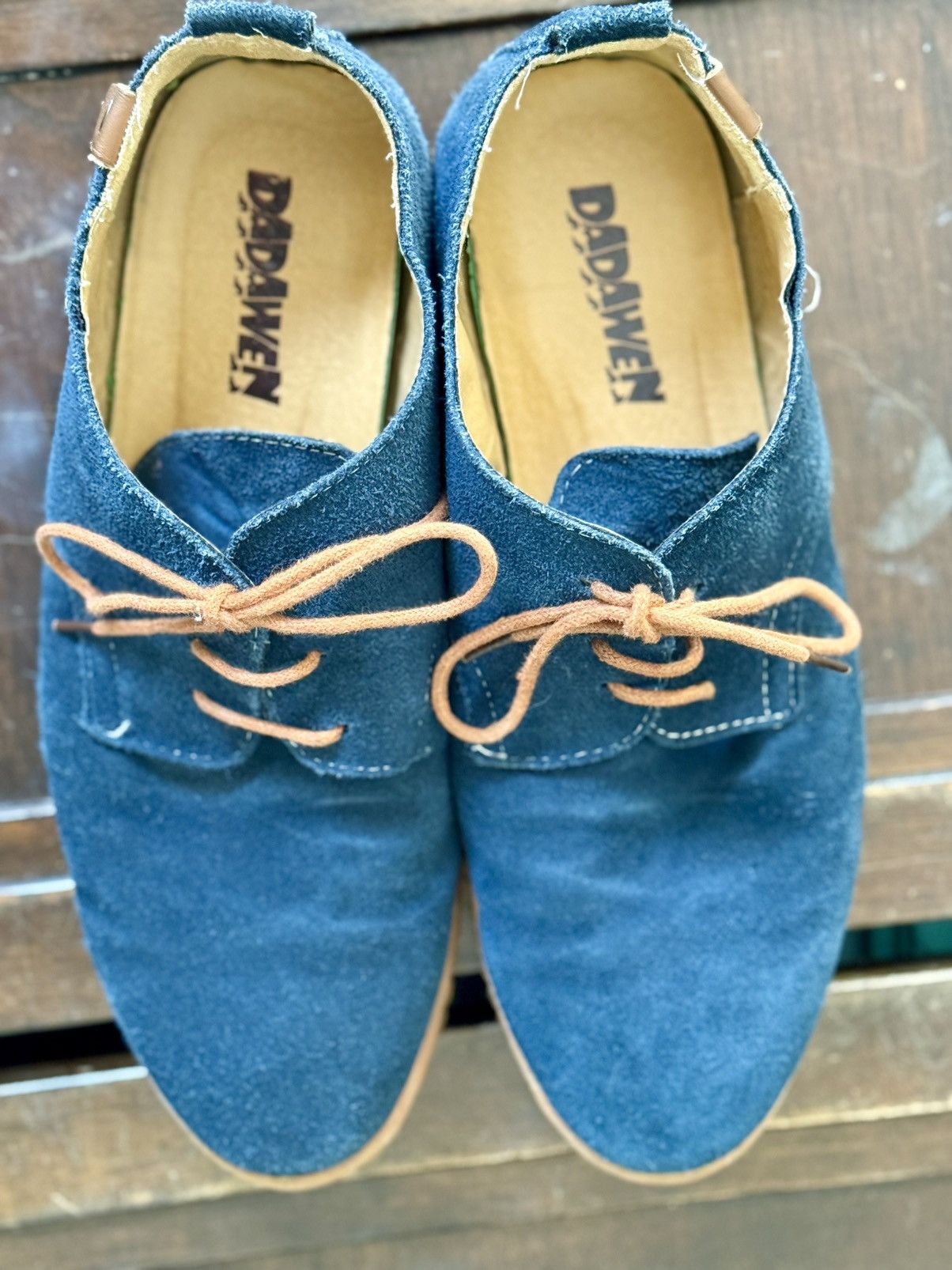 Other Dadawen Navy Suede Derby Shoes – Size 44 (US 10.5–11) Size US 10.5 / EU 43-44 - 2 Thumbnail
