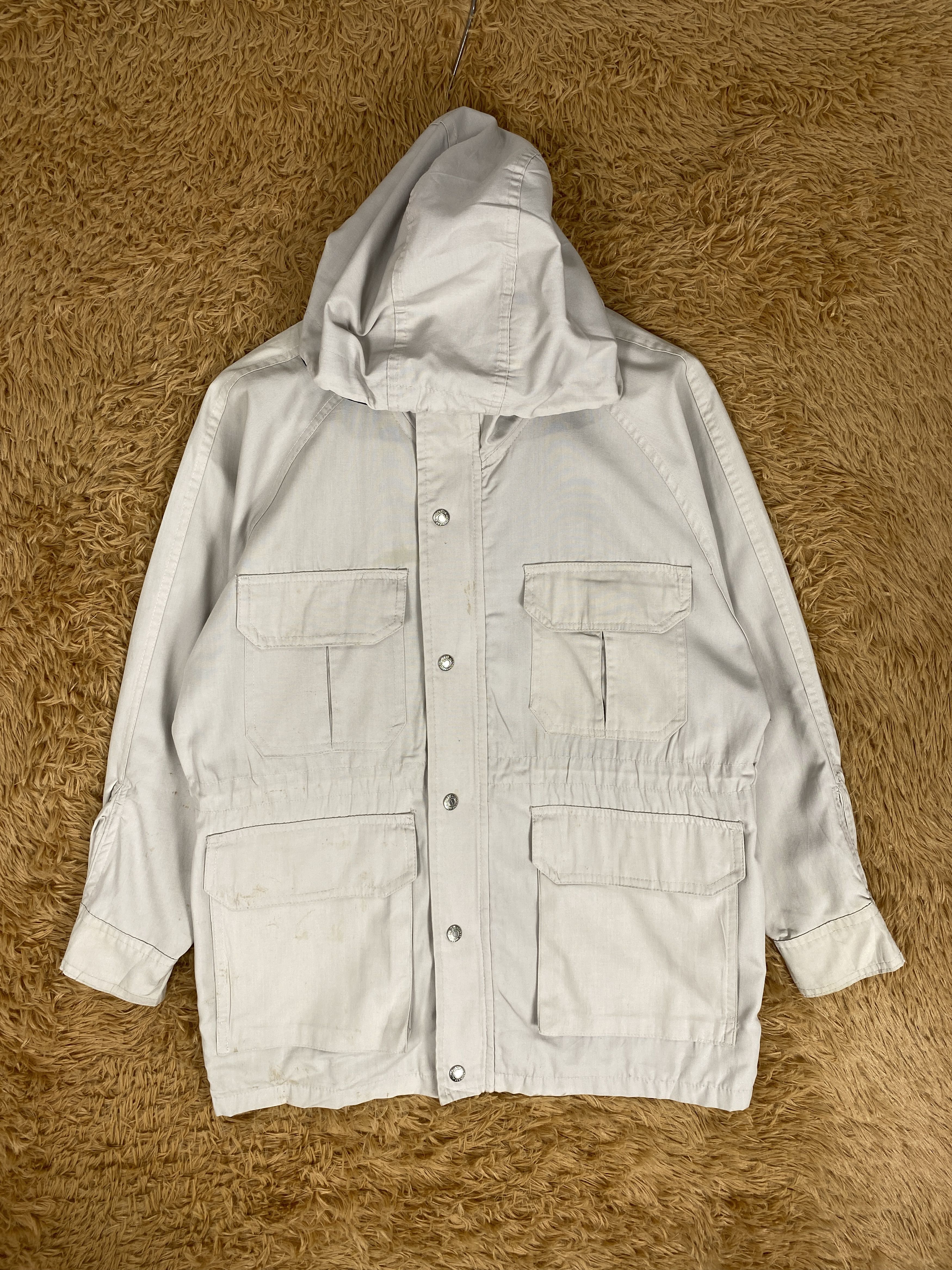 Vintage Vintage Polarfleece Hoodie Long Jacket J2258 Size US M / EU 48-50 / 2 - 1 Thumbnail