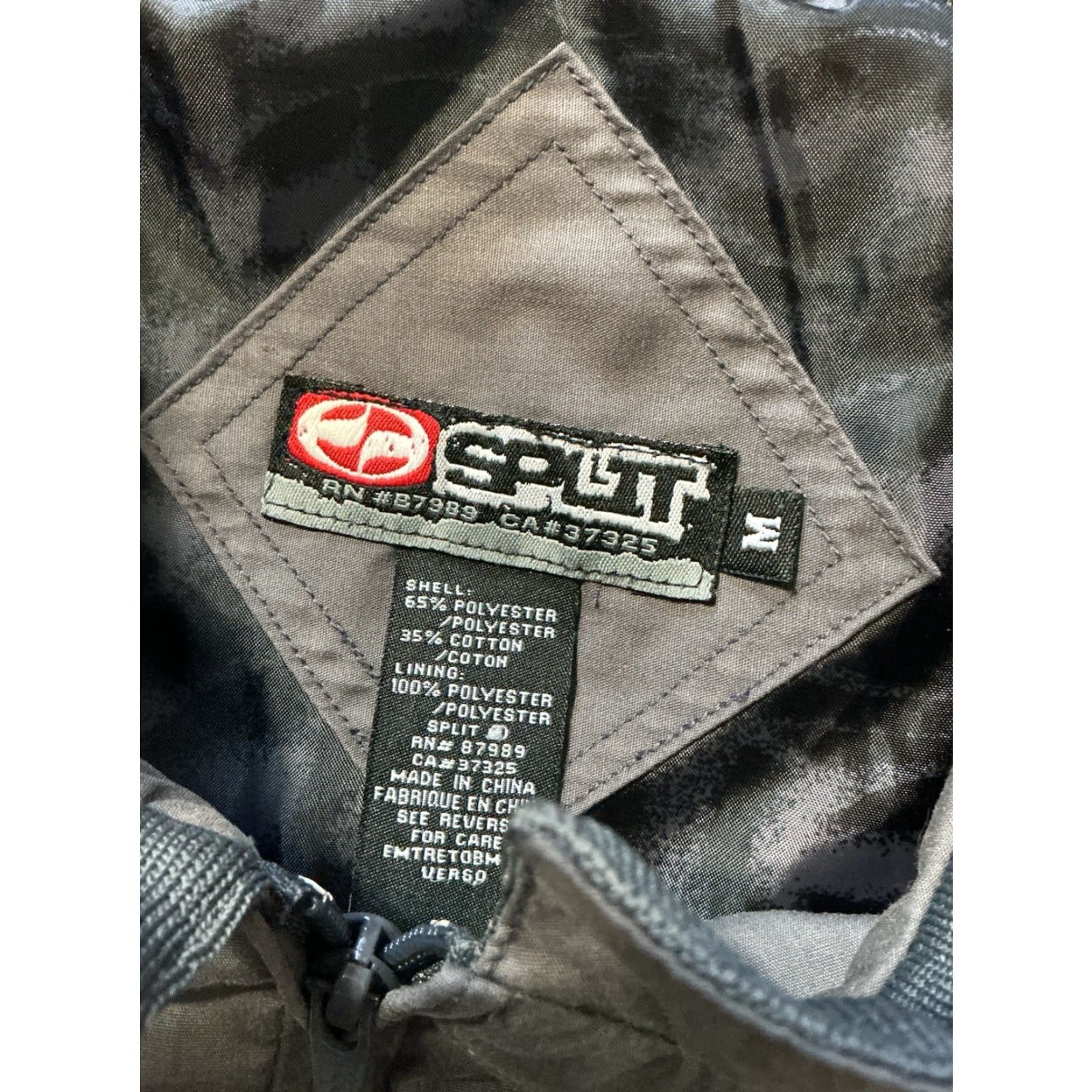 Vintage VINTAGE Split Skateboards Jacket Mens Gray Full Zip Retro Y2K Racer Size M Size US M / EU 48-50 / 2 - 5 Thumbnail