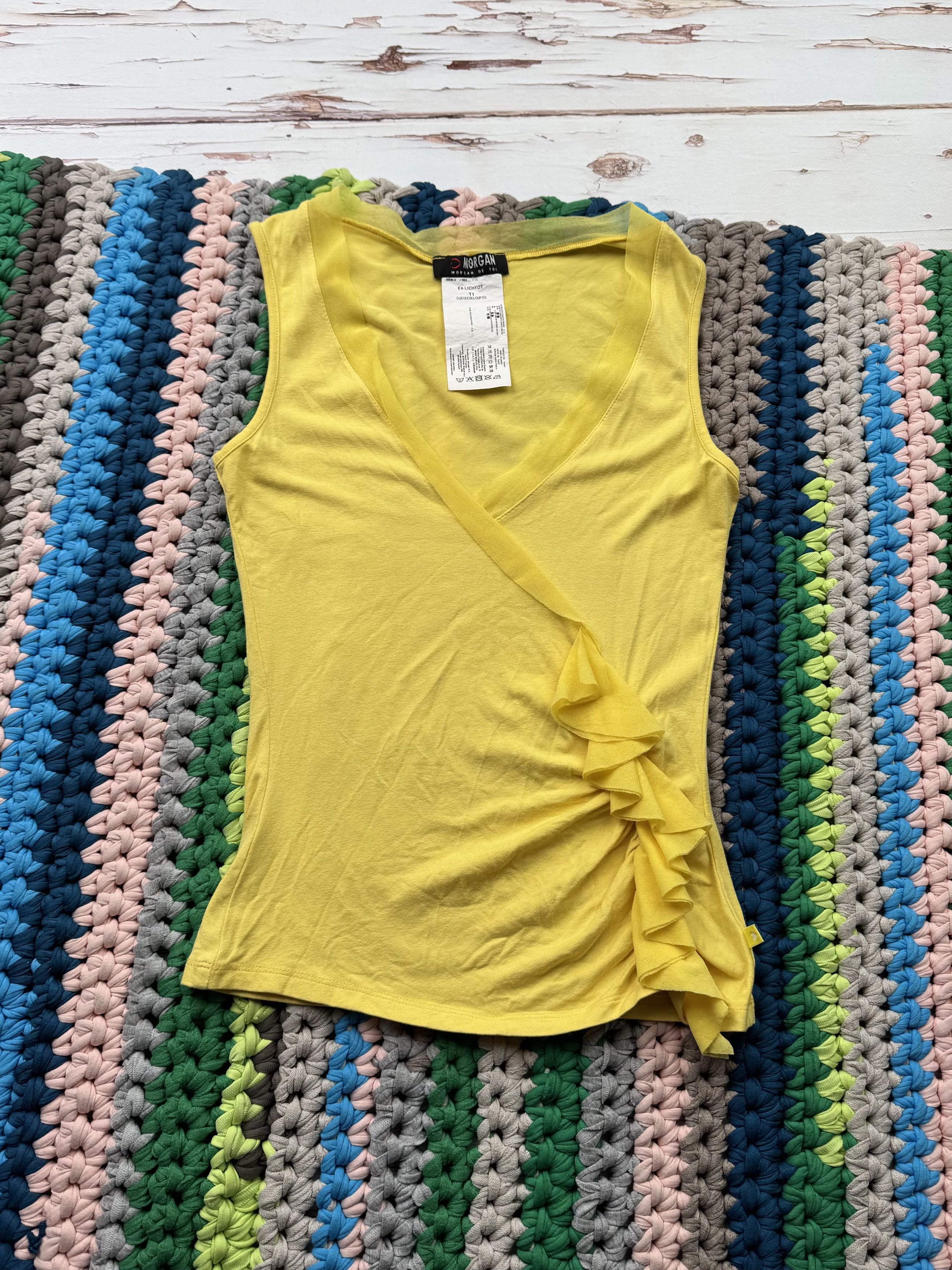 Morgan De Toi Morgan De Toi Vintage Tank Top (D10)(V325) Size XS / US 0-2 / IT 36-38 - 1 Thumbnail
