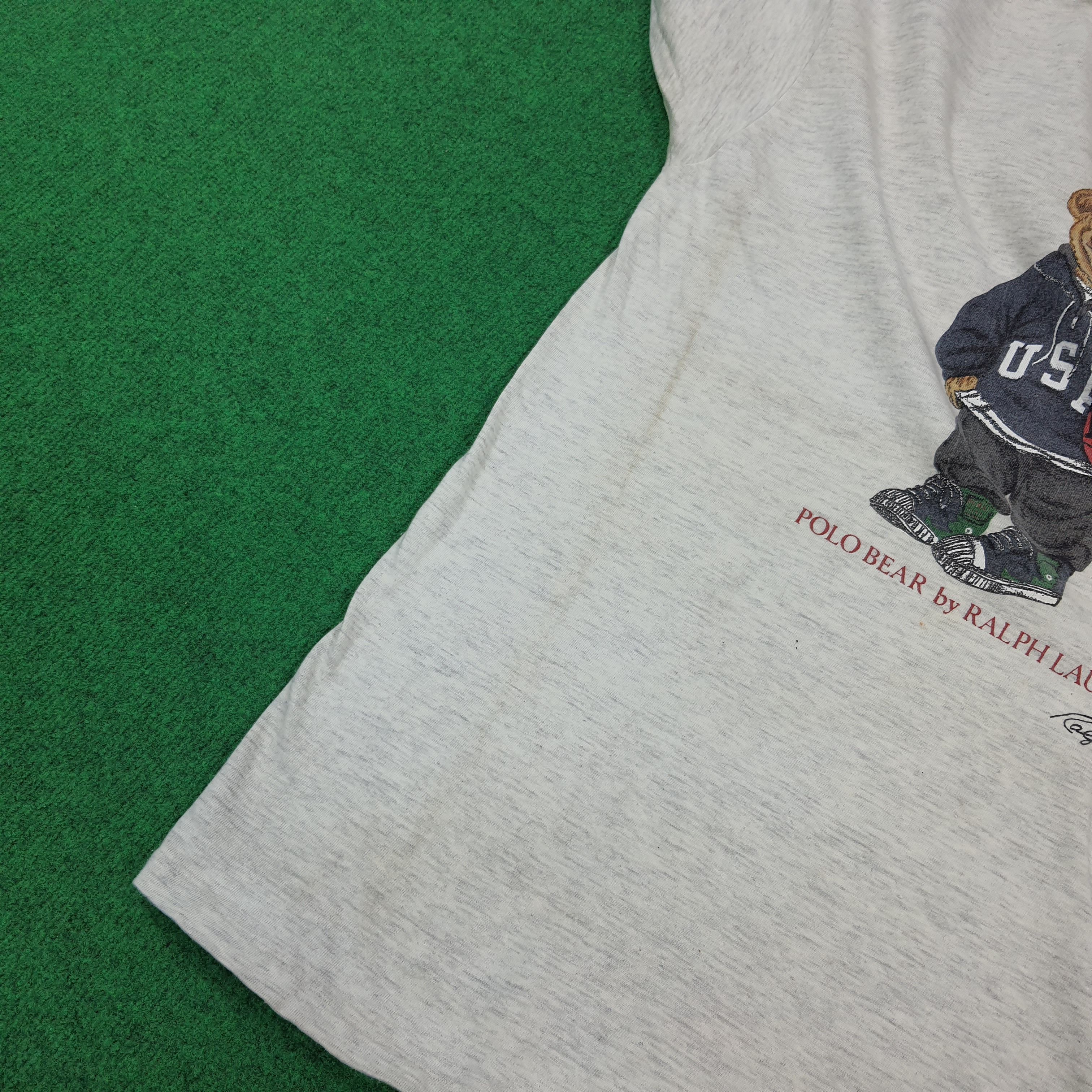Polo Ralph Lauren Vintage Polo Bear by Ralph Lauren Graphic Tshirt C299N11 Size US L / EU 52-54 / 3 - 9 Thumbnail