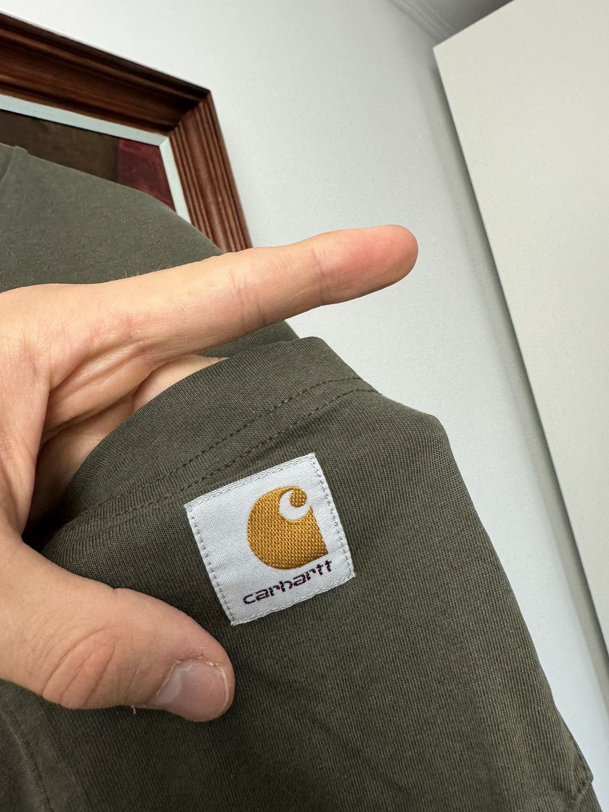 Carhartt Vintage Y2k Carhartt Classic Logo Skate Pocket Tee Workwear Size US XL / EU 56 / 4 - 2 Thumbnail