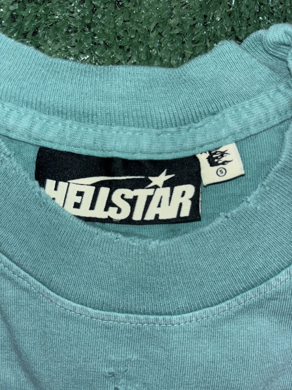 HELLSTAR Hellstar Green Crack Print Tee Size US S / EU 44-46 / 1 - 3 Thumbnail