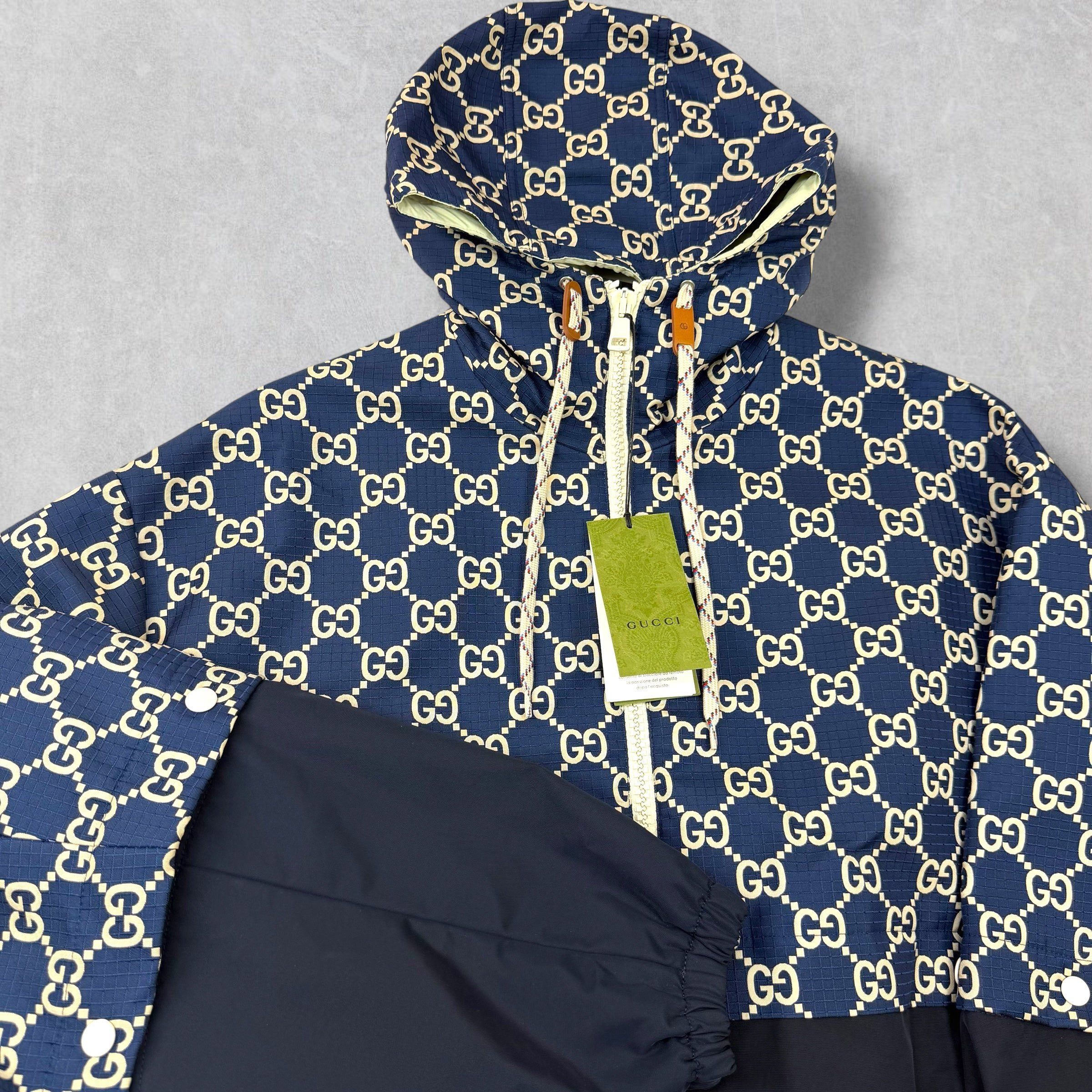 Gucci Gucci GG Ripstop Convertible Jacket 48 (XL) Size US XL / EU 56 / 4 - 3 Thumbnail