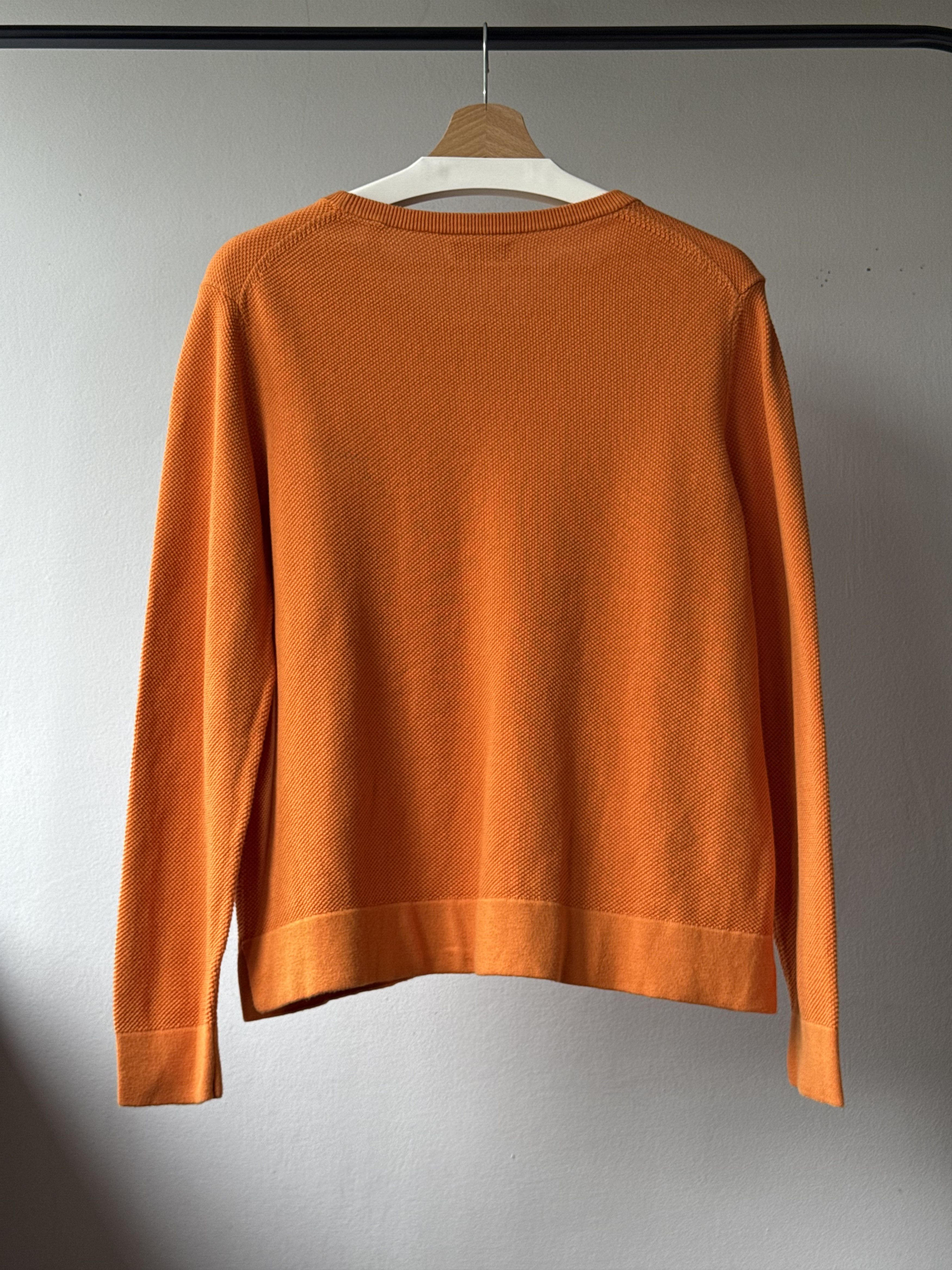 Gant Gant Shield Logo Orange Cotton Classic L/S Jumper Sweater Size M / US 6-8 / IT 42-44 - 2 Thumbnail