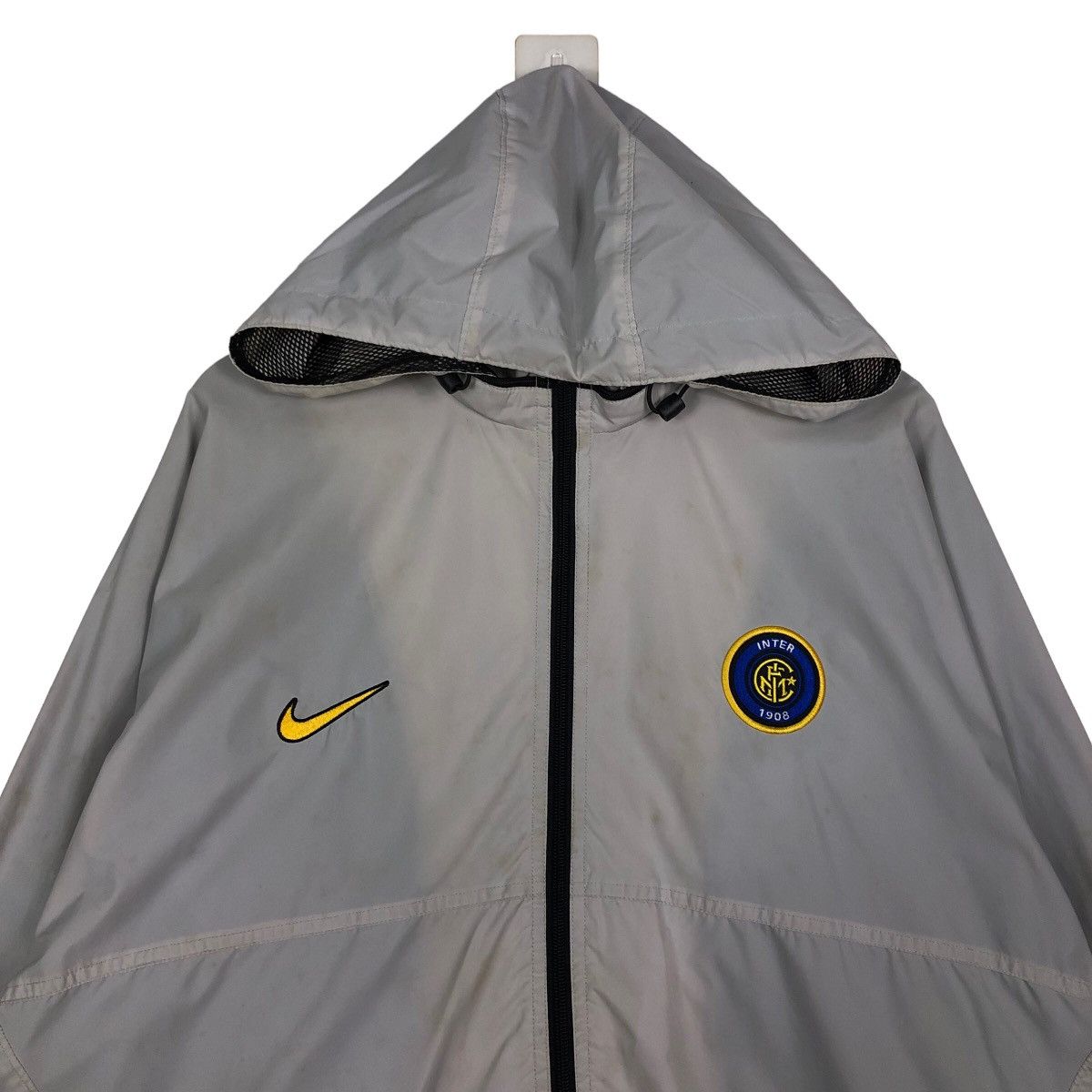 Nike 🔥Vintage Nike Inter Milan 1908 Jacket Big Logo Size US XL / EU 56 / 4 - 3 Thumbnail