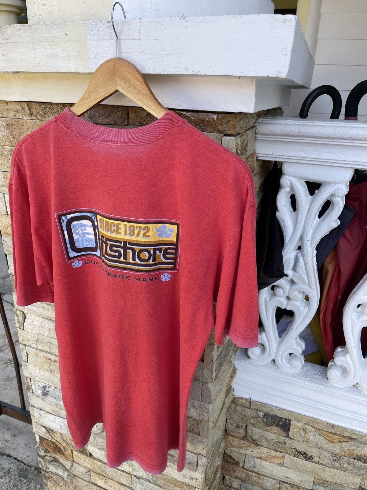Pilgrim Surf + Supply Last Drop🔥STEALS🔥Vtg SUN FADED Off Shore Since 1972 T Shirt Size US L / EU 52-54 / 3 - 6 Thumbnail