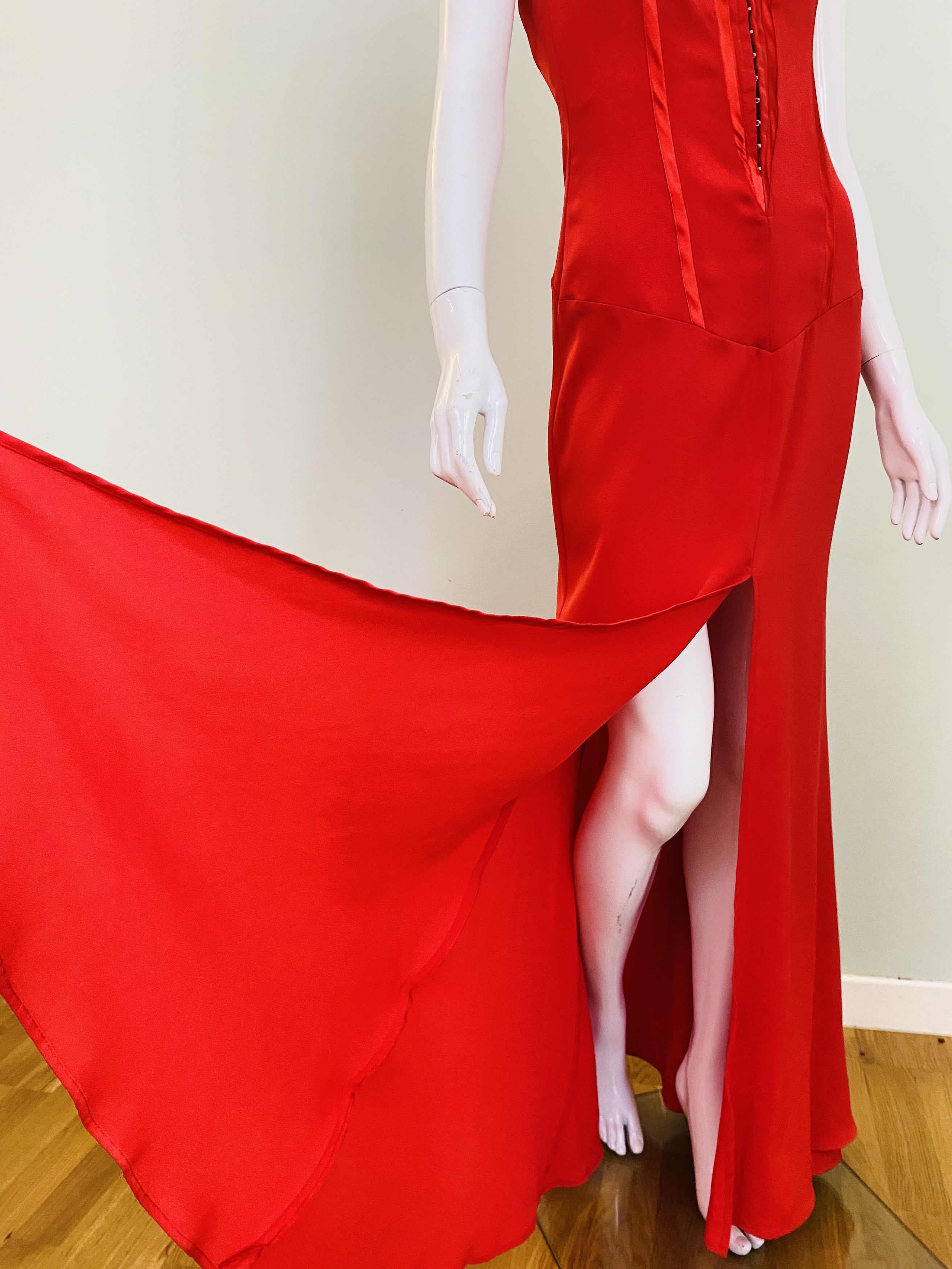 Versace Gianni Versace Couture Clips Bustier Corset Slit Gown Dress Size M / US 6-8 / IT 42-44 - 5 Thumbnail