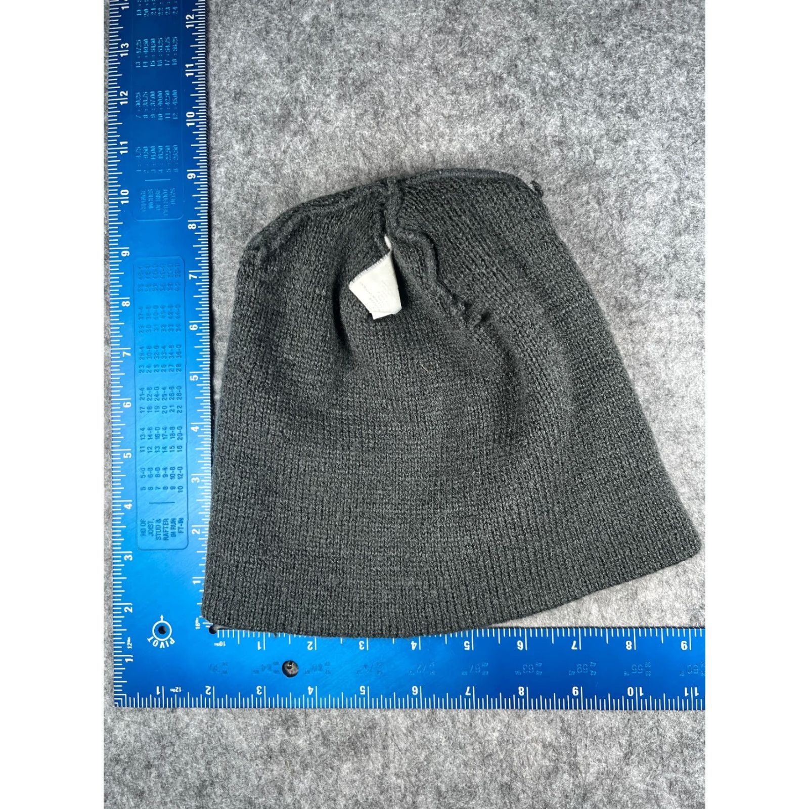 Vintage Beanie Toque Adult One Size Gray Black Beige Knit Acrylic Winter Snow Ski Hat Mens Women Size ONE SIZE - 5 Thumbnail