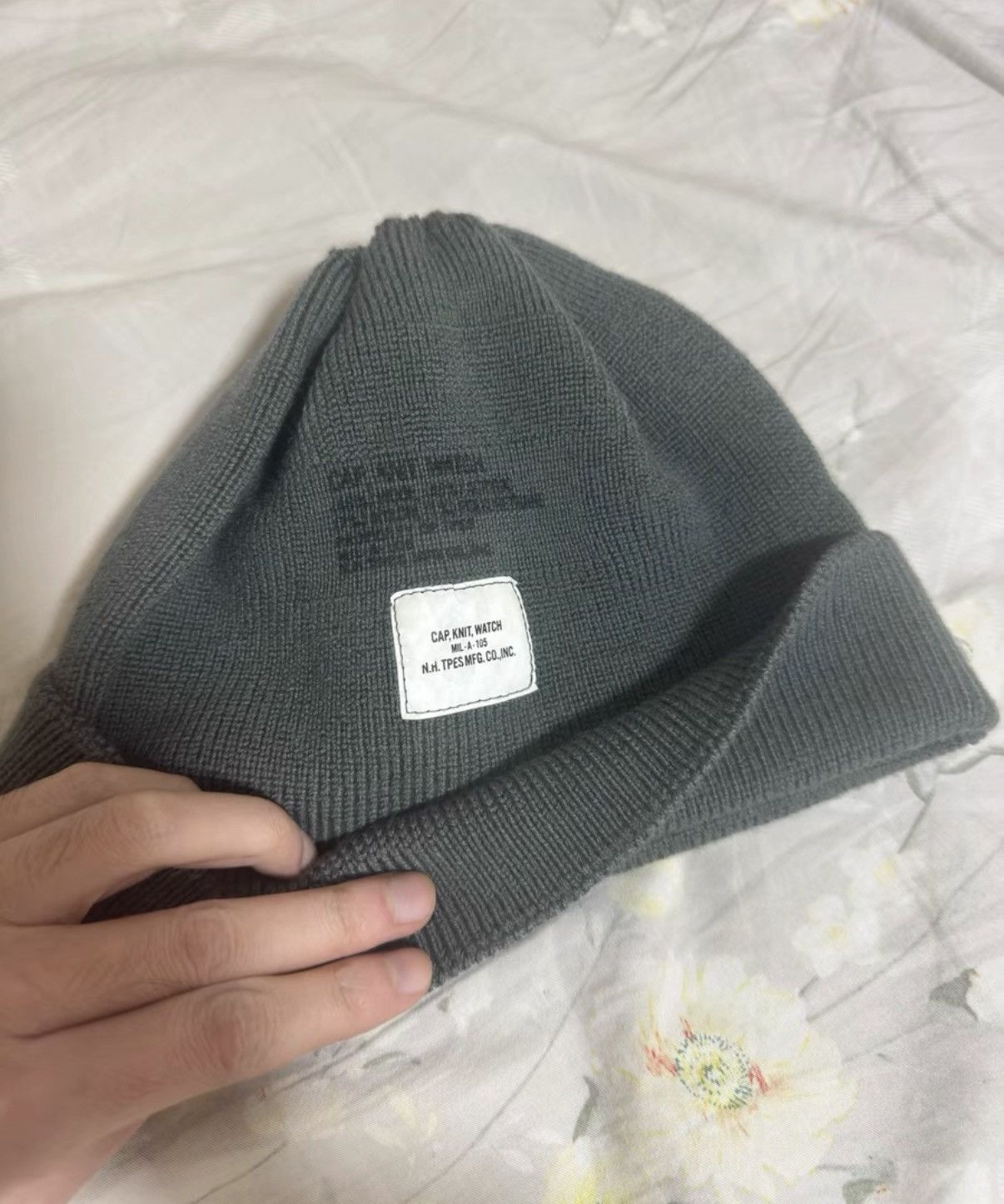 N.Hoolywood N.HOOLYWOOD 22AW Japanese wool blend knit beanie Grey Size ONE SIZE - 2 Thumbnail