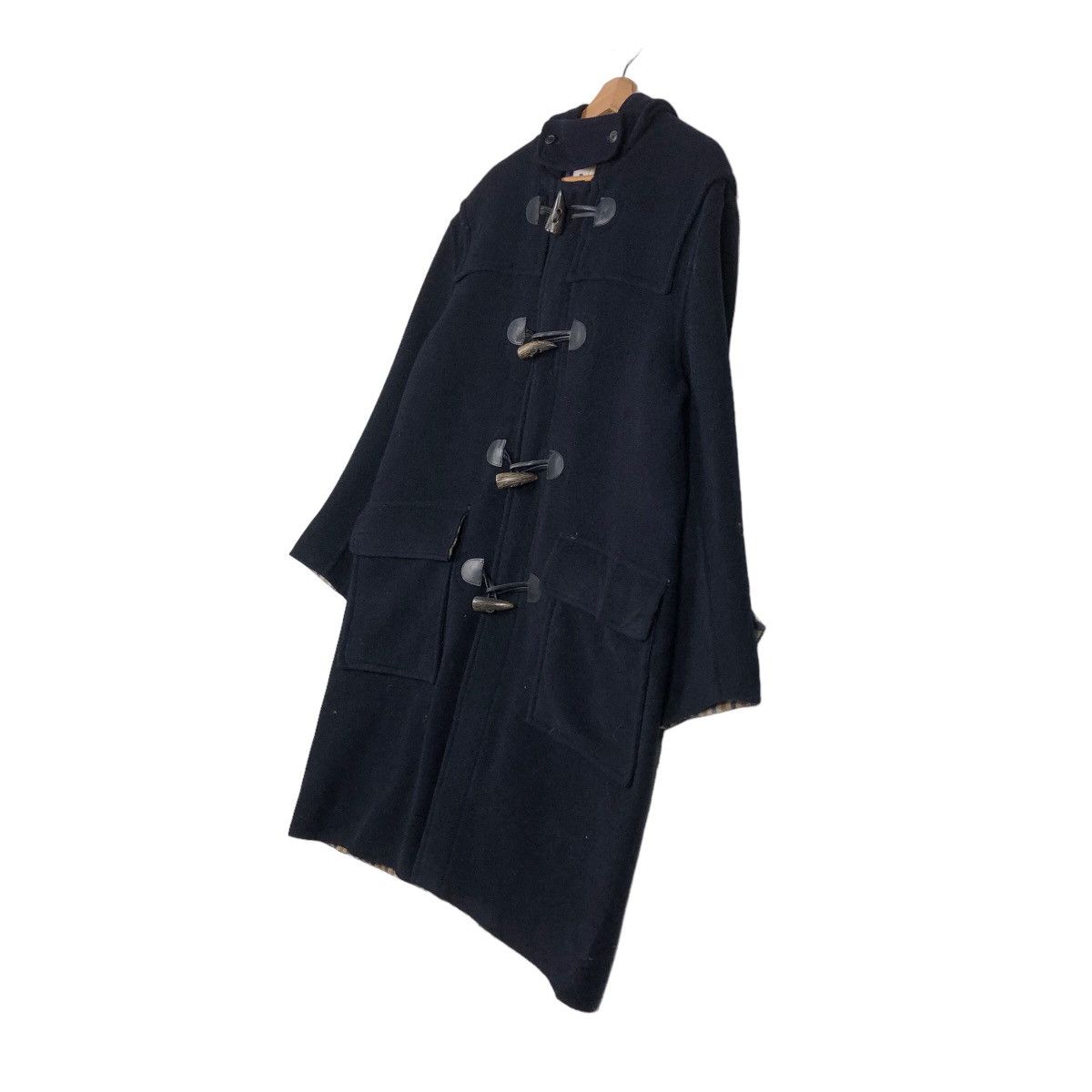Aquascutum 🔥Vintage Long Duffle Jacket Aquascutum Wool Tartan Lining Size US M / EU 48-50 / 2 - 2 Thumbnail