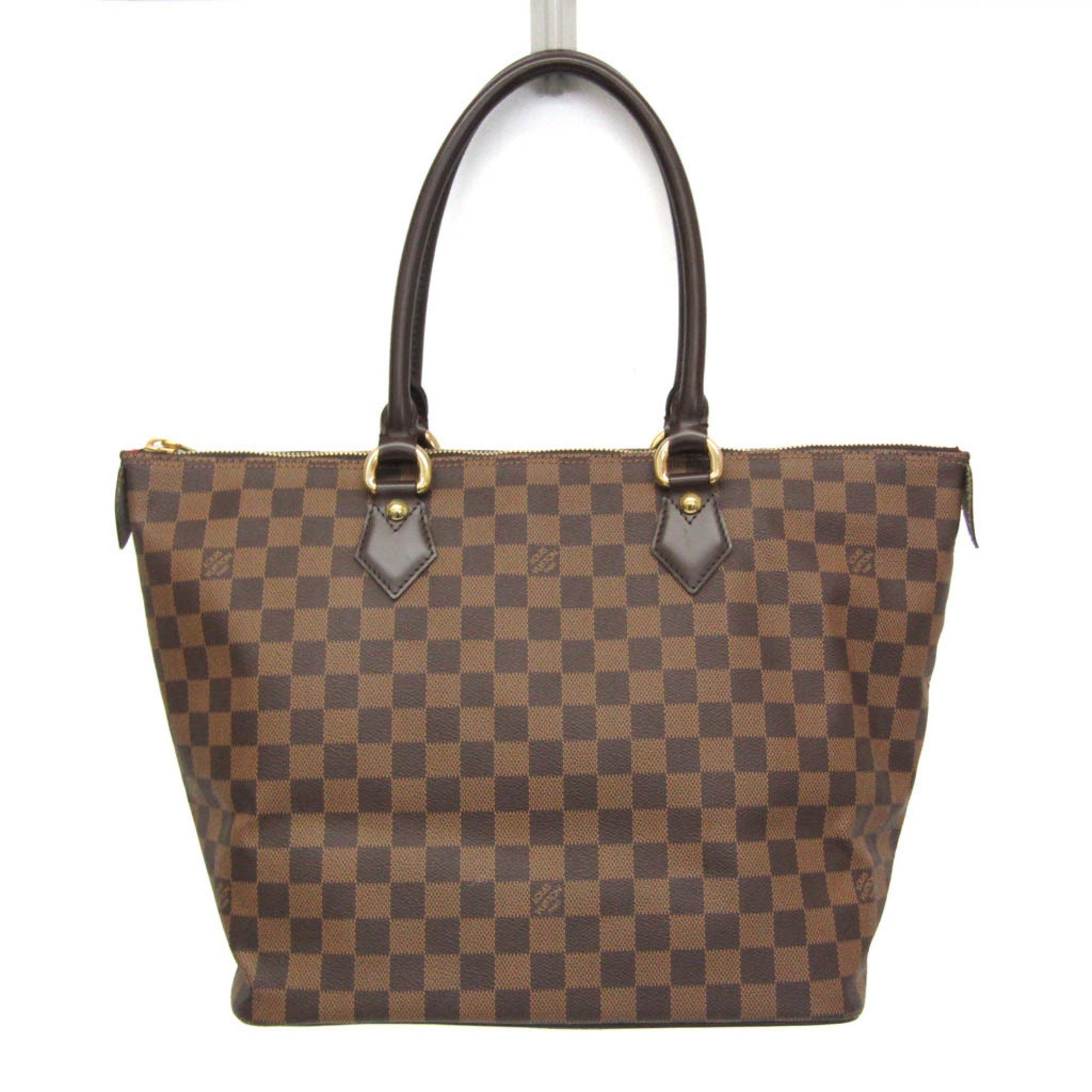 Louis Vuitton Louis Vuitton Damier Saleya MM N51182 Women's Handbag Ebene Size ONE SIZE - 1 Thumbnail