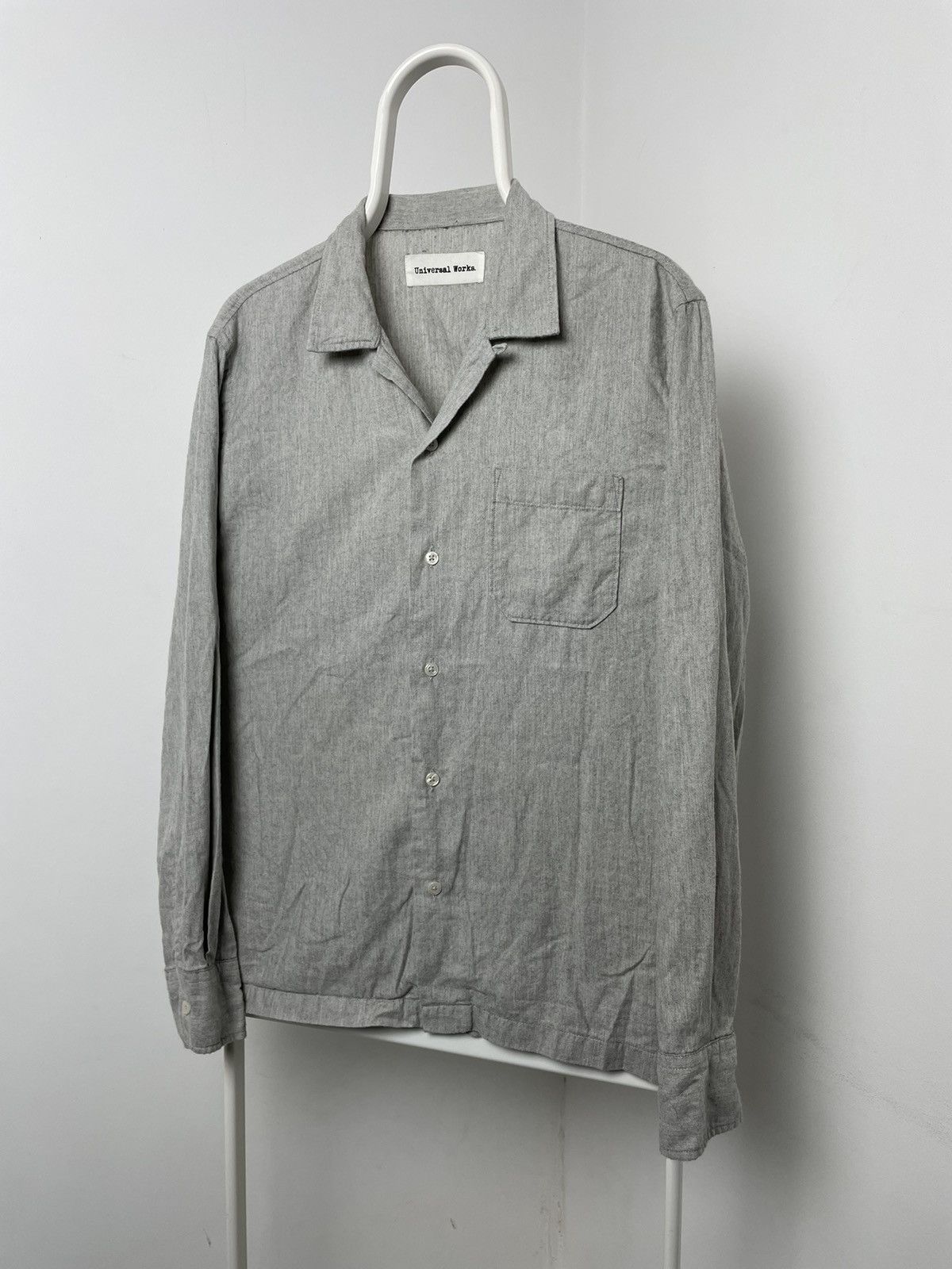 Universal Works Universal Work Cotton / Wool Shirt Size US M / EU 48-50 / 2 - 2 Thumbnail