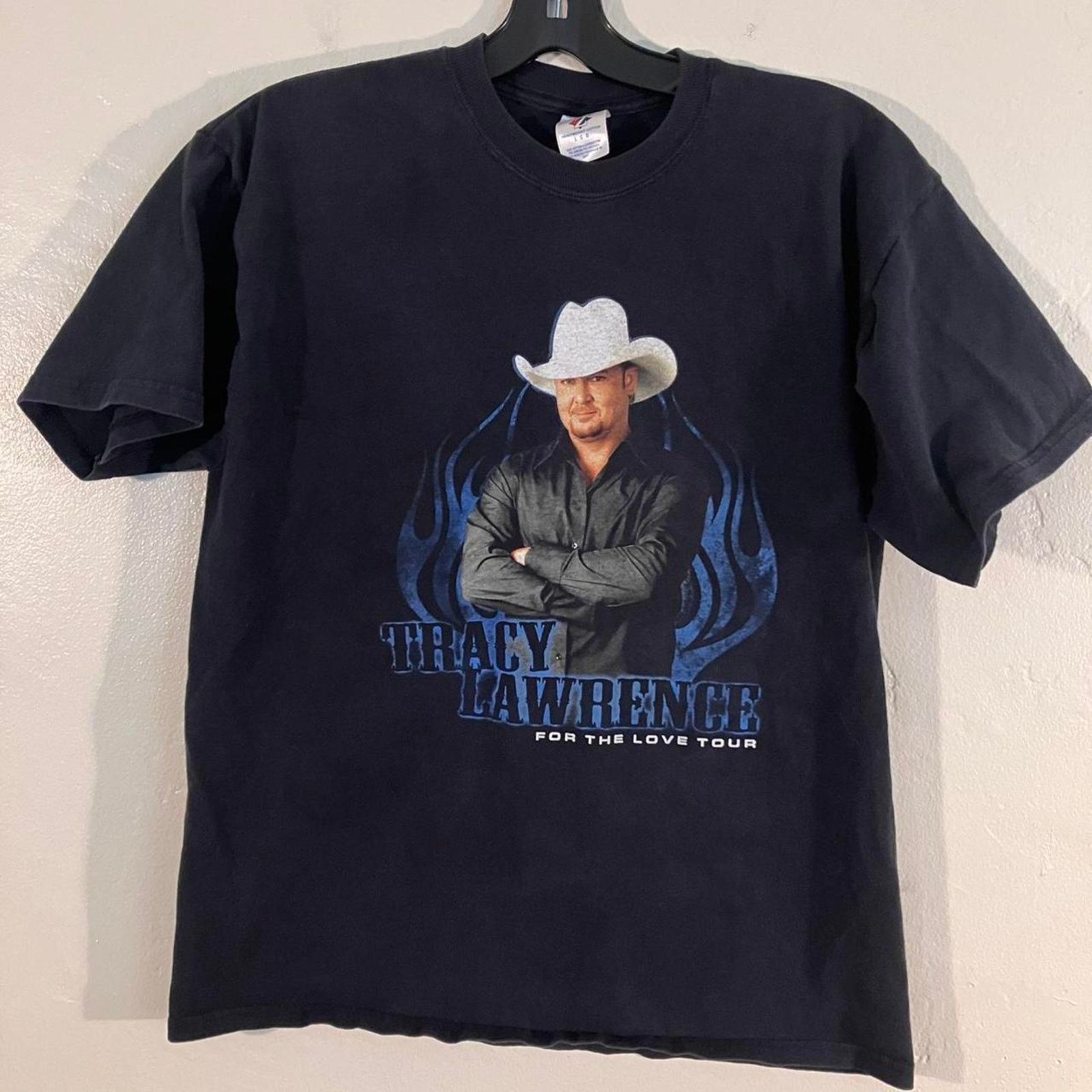 Band Tees × Jerzees Tracy Lawrence For the Love Tour Country Music Band Tee Size US L / EU 52-54 / 3 - 1 Thumbnail